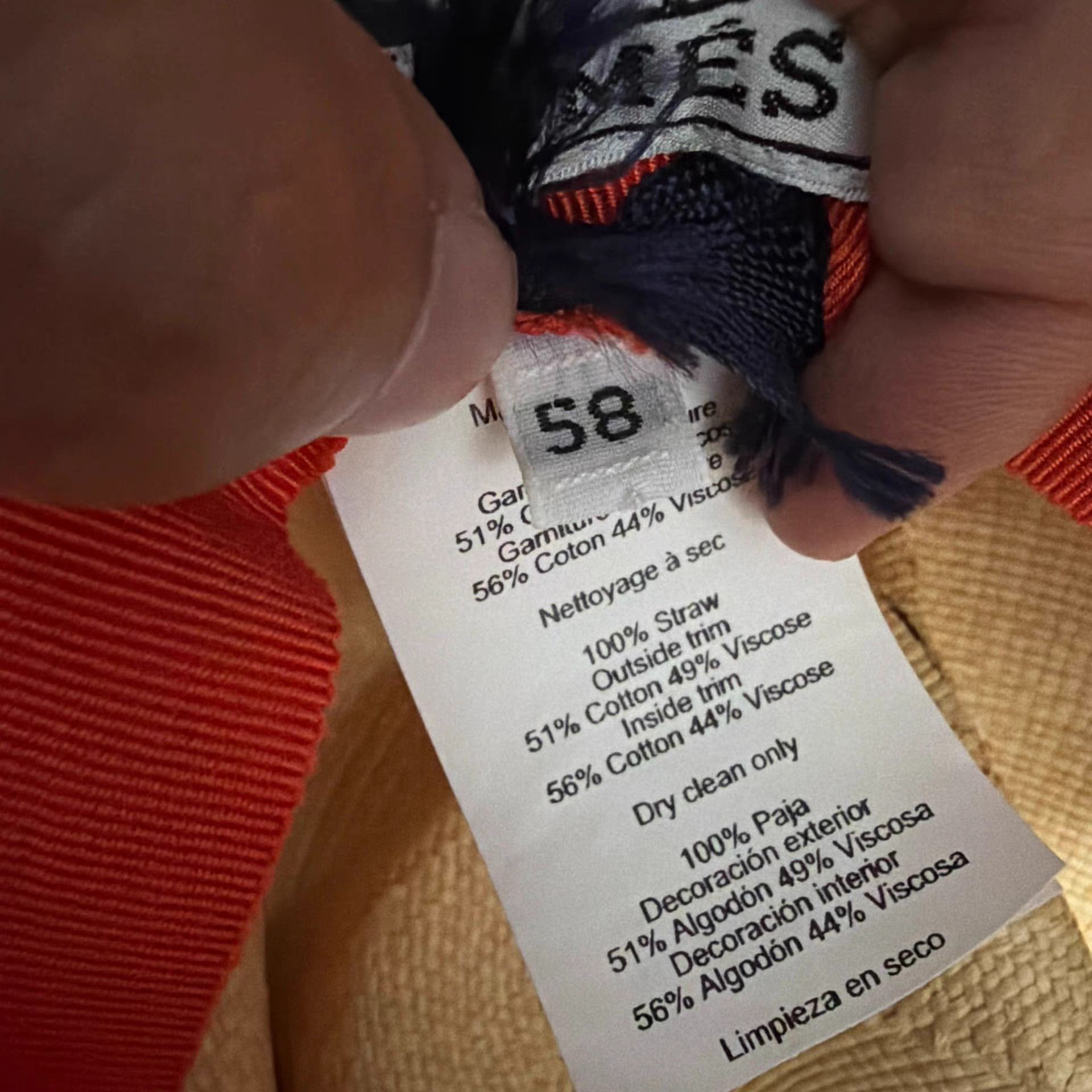 Hermes Hermes Straw Hat Size ONE SIZE - 8 Thumbnail