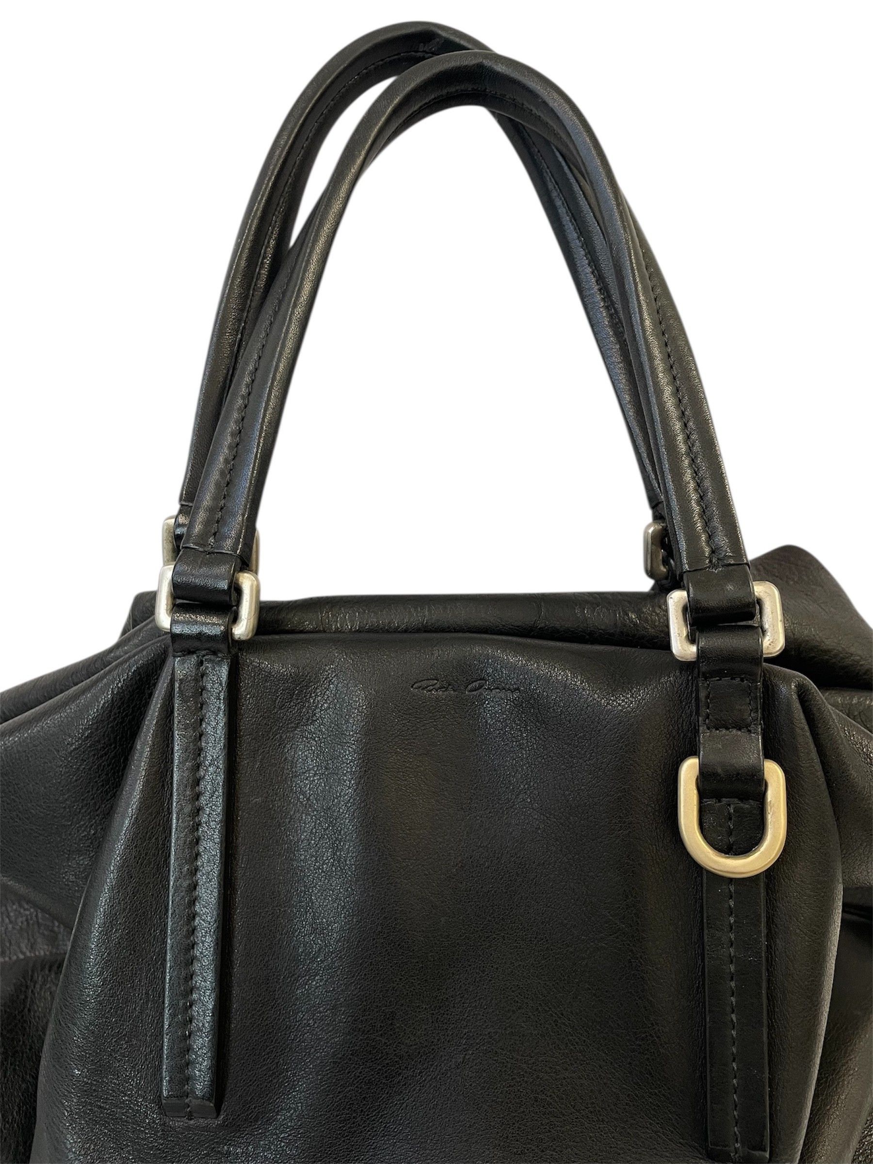 Rick Owens Rick Owens Leather Shoulder Bag S18 Size ONE SIZE - 4 Thumbnail
