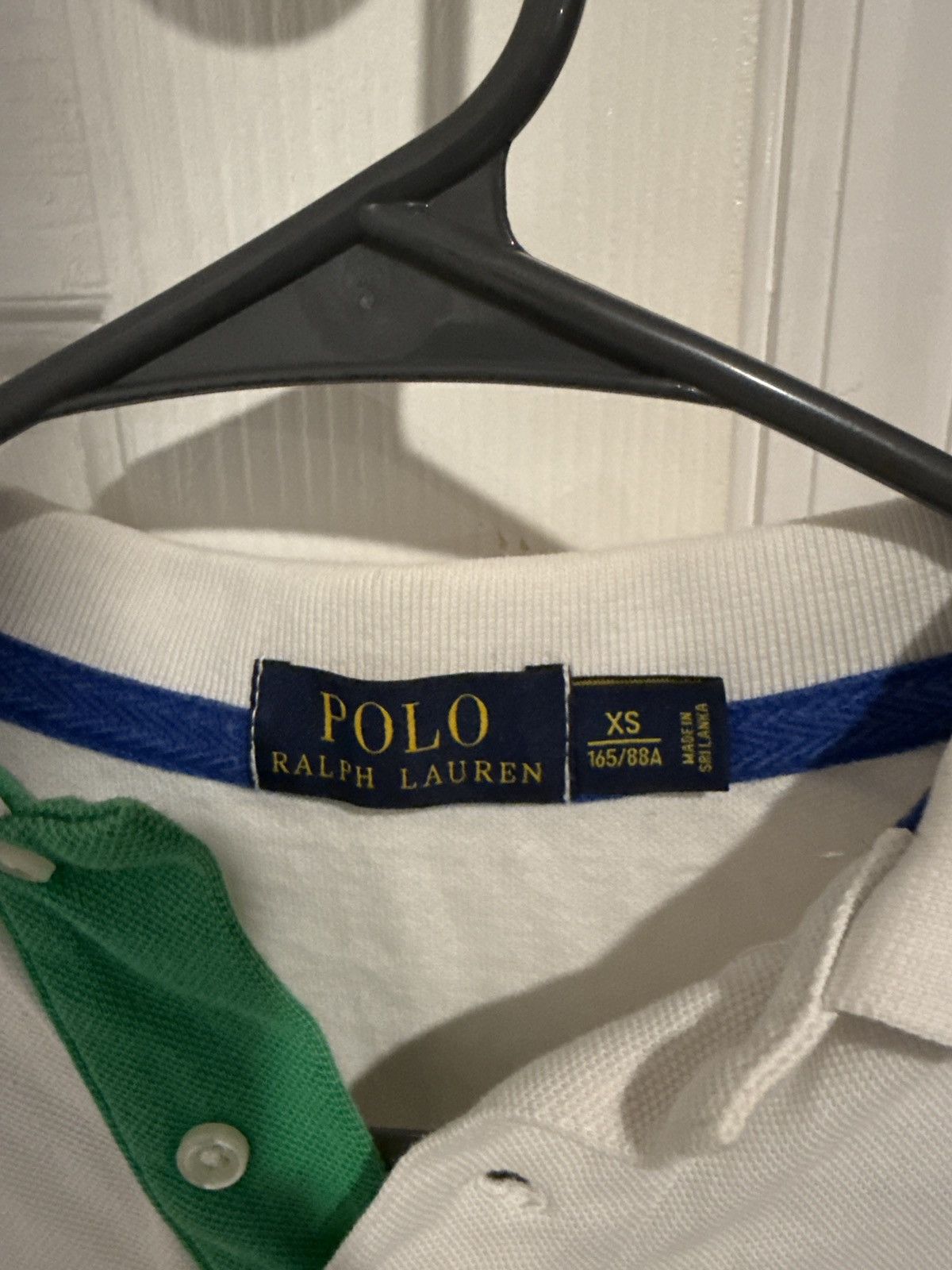 Polo Ralph Lauren White/Orange/Blue/Green Polo Size US XS / EU 42 / 0 - 2 Thumbnail