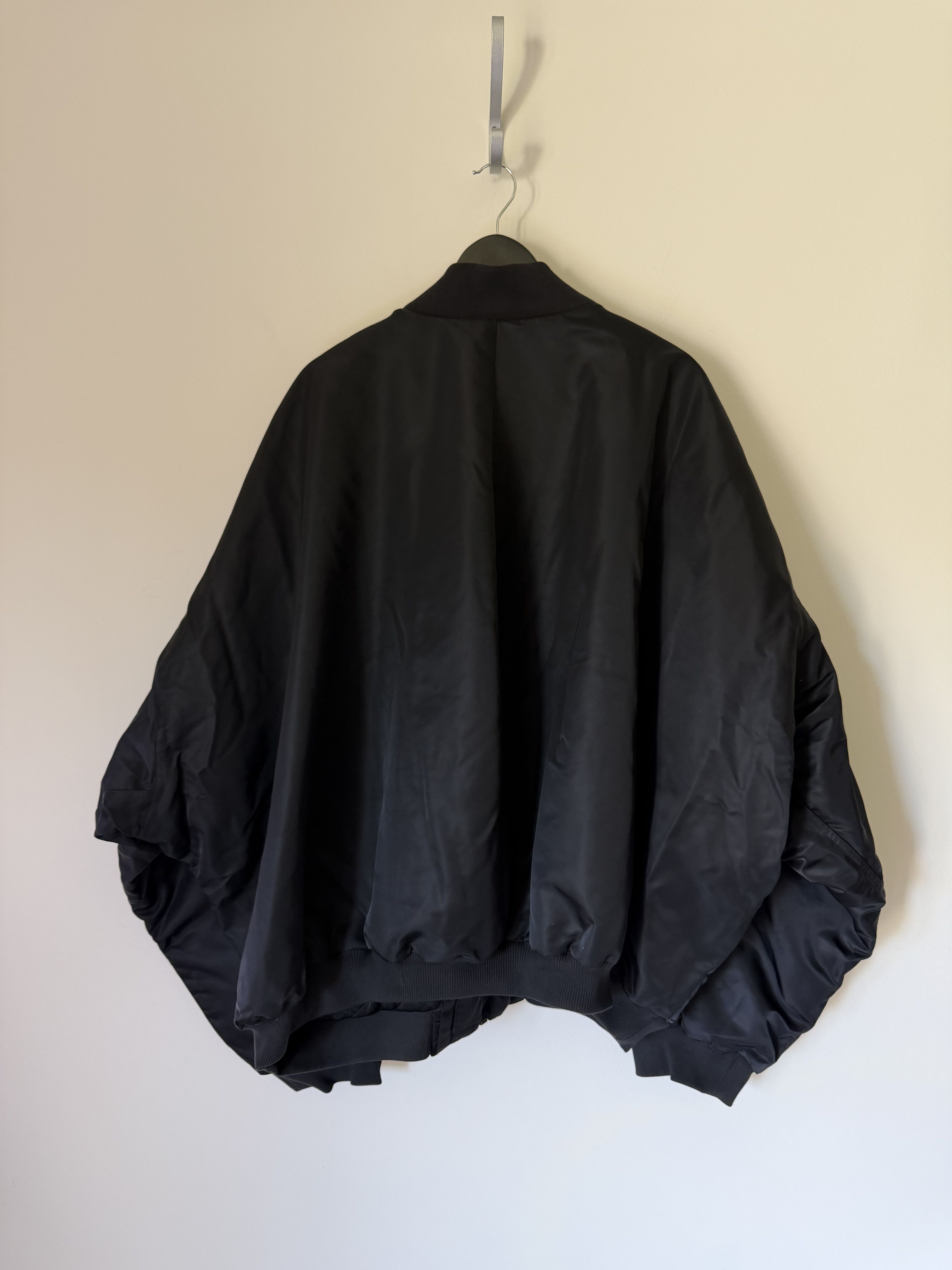 Adidas × Willy Chavarria Willy Chavarria Adidas Satin Bomber Jacket in Black Size US XL / EU 56 / 4 - 5 Thumbnail