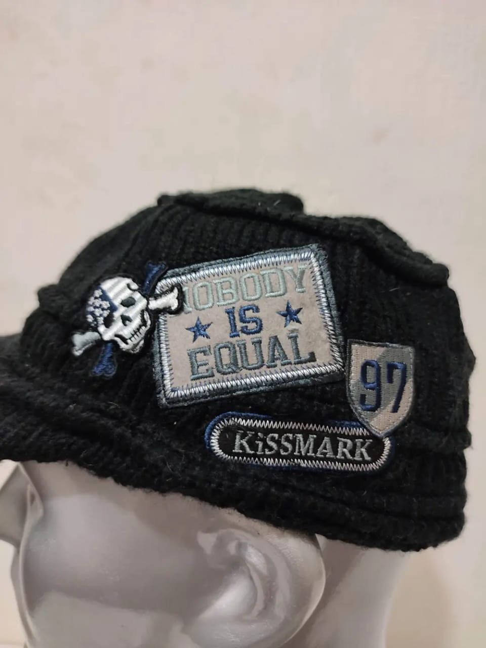 Japanese Brand Kissmark Skull Skeleton Punk Rock Hats Size ONE SIZE - 2 Thumbnail