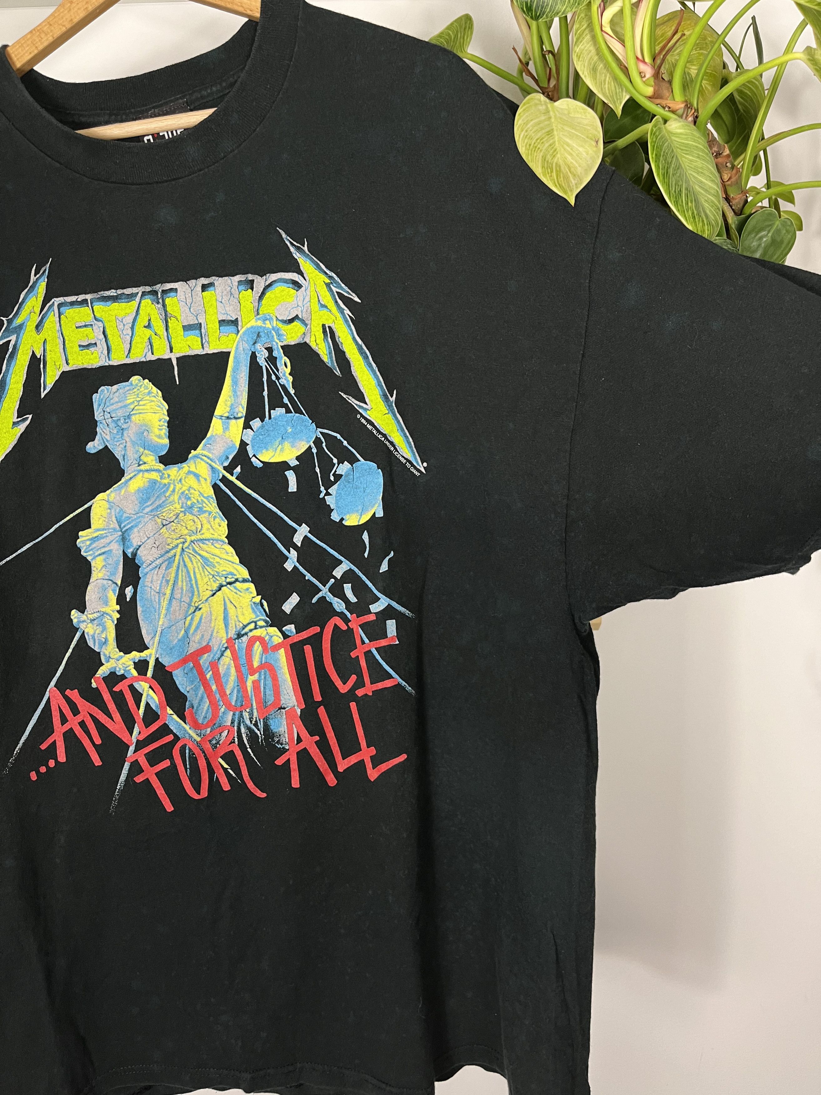Band Tees × Giant × Vintage Giant Metallica ‘…And Justice for All’ 1994 Tshirt Size US XXL / EU 58 / 5 - 9 Thumbnail
