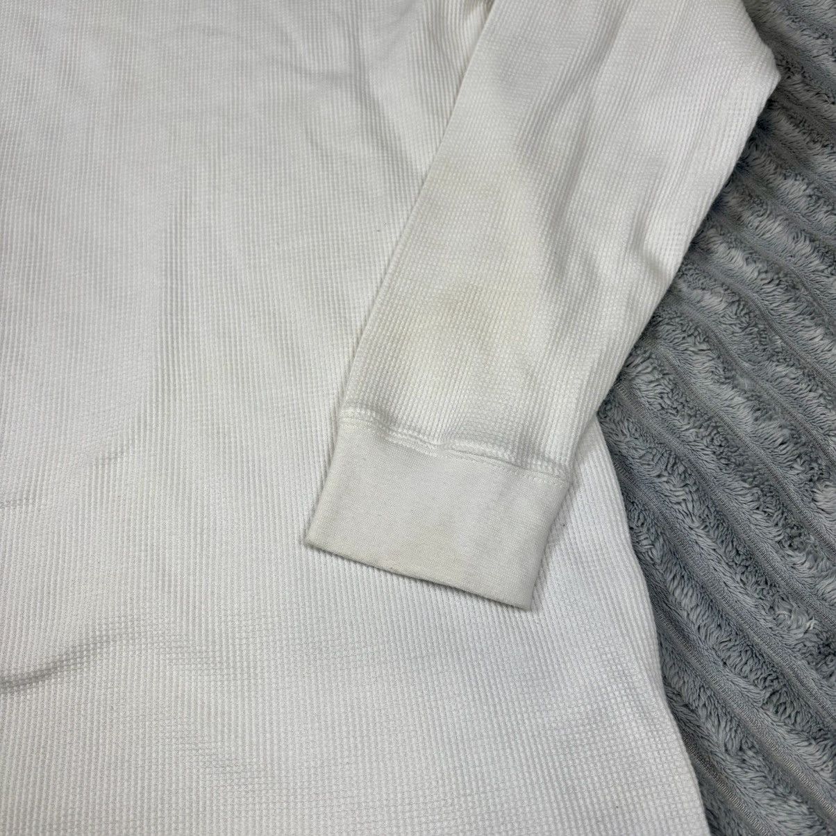 Southpole South Pole Men's Long Sleeve White Waffle Weave Crew Neck XL Size US L / EU 52-54 / 3 - 11 Thumbnail