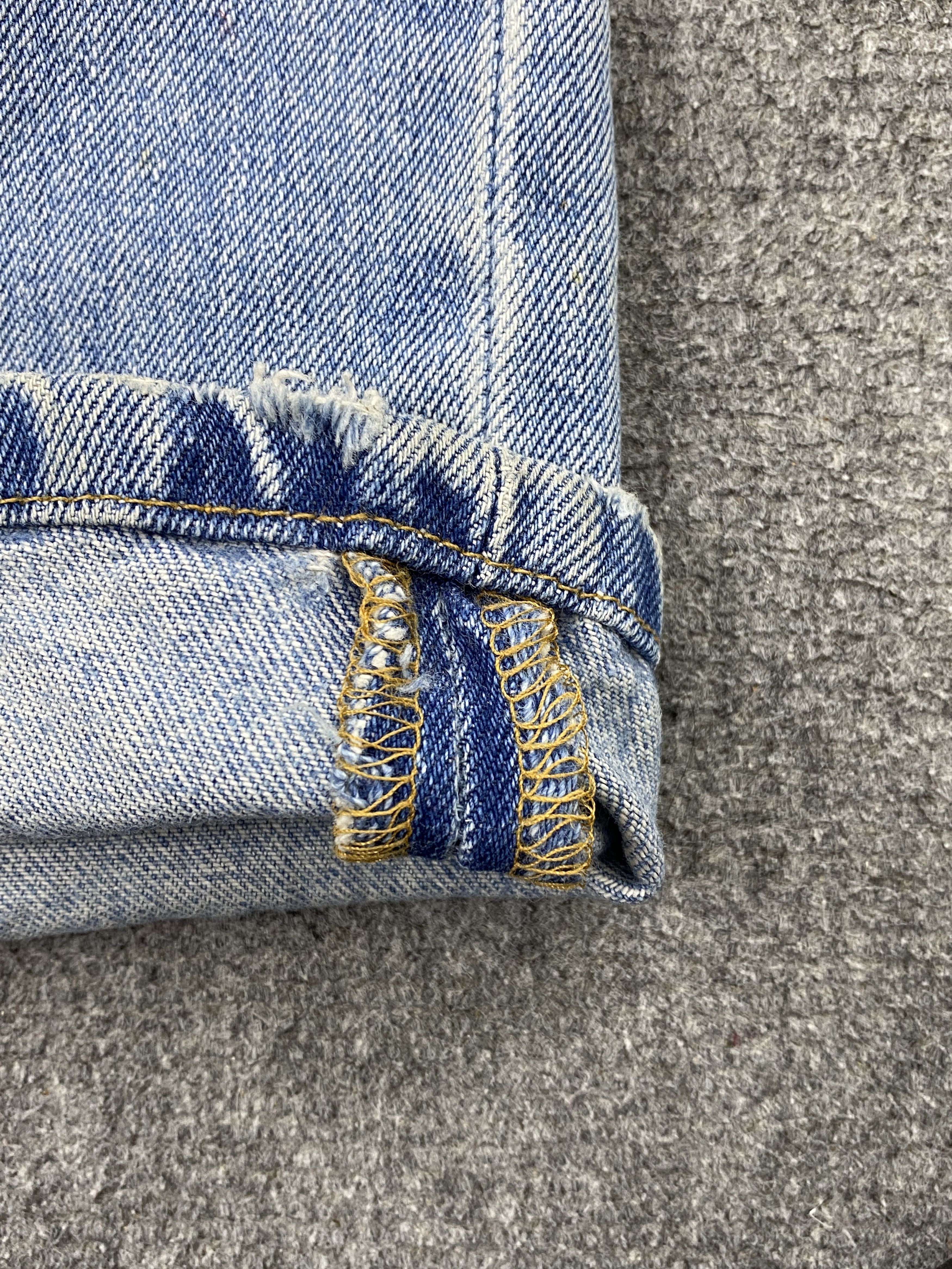 Levi's Light Wash Vintage levis 505 Flare Denim DP2636 Size US 28 / EU 44 - 10 Thumbnail