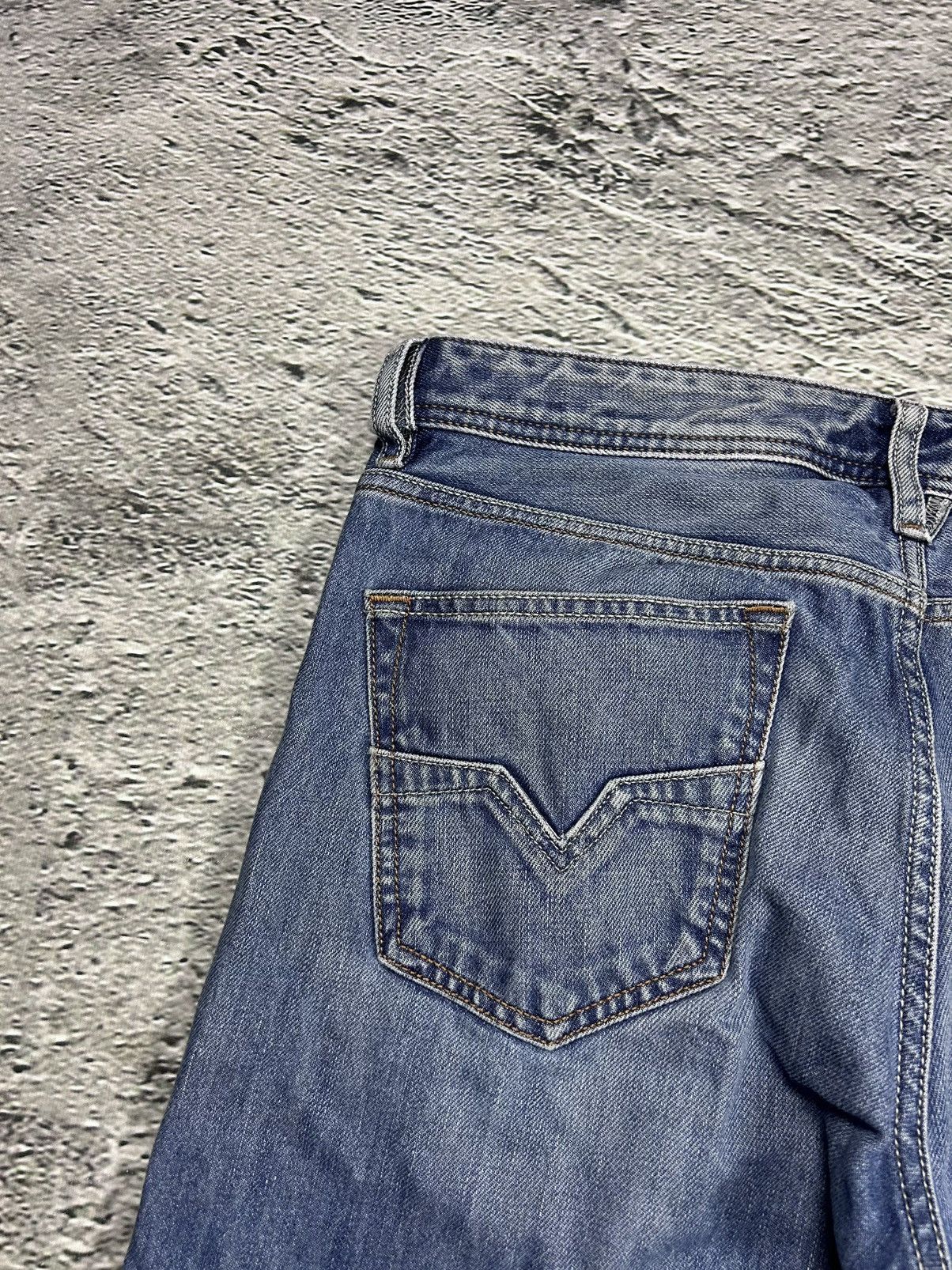 Diesel × Vintage Diesel jeans vintage blue Larkee Y2K navy straight Size US 31 - 3 Thumbnail