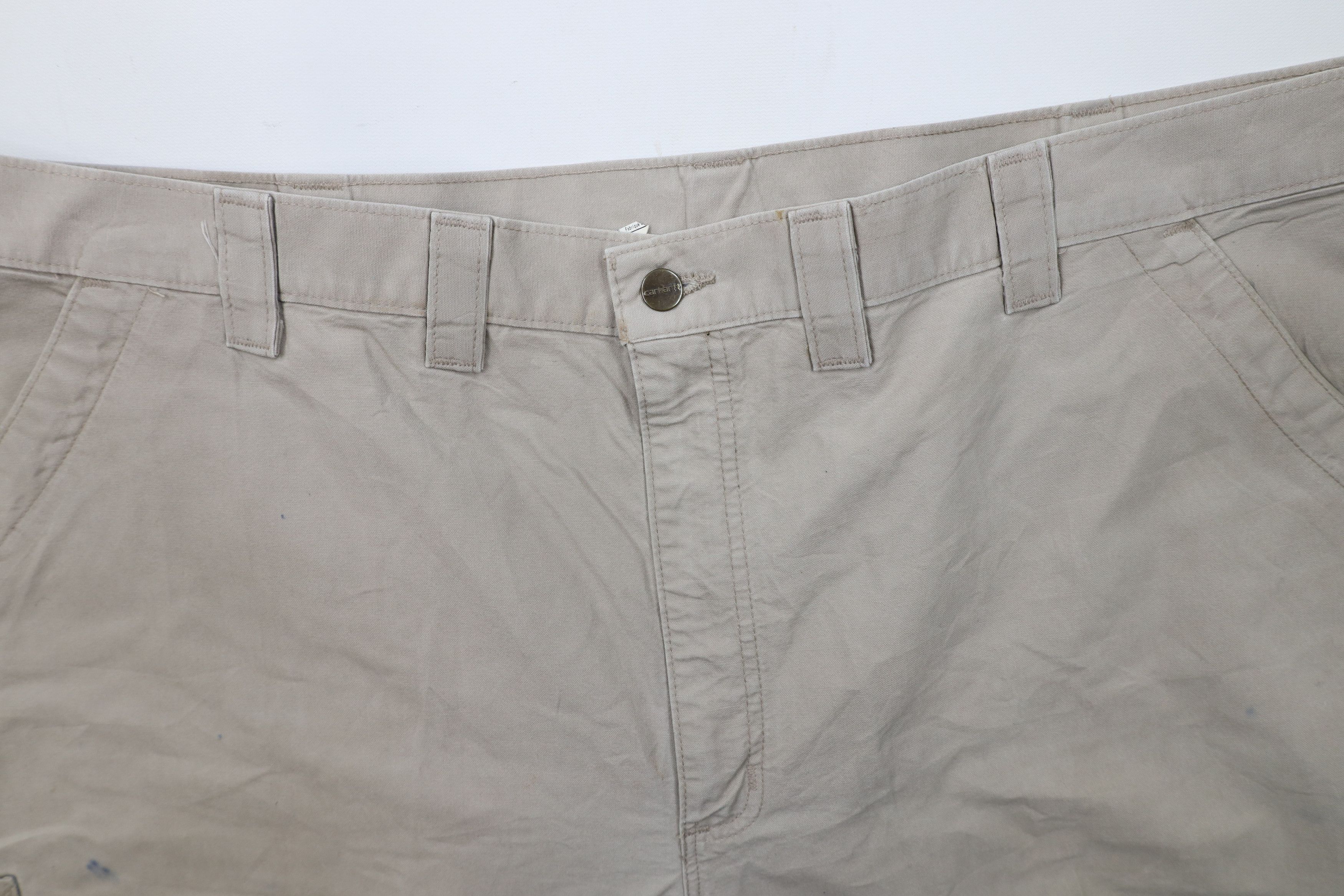 Carhartt × Vintage Vintage Y2K Carhartt Original Fit Wide Leg Pants Khaki Tan Size US 44 / EU 60 - 8 Thumbnail