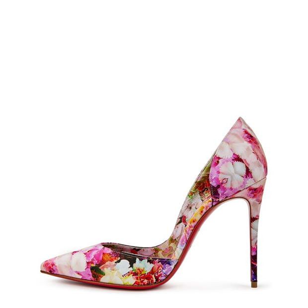 Christian Louboutin Iriza 100mm Pumps Size US 8 / IT 38 - 3 Thumbnail