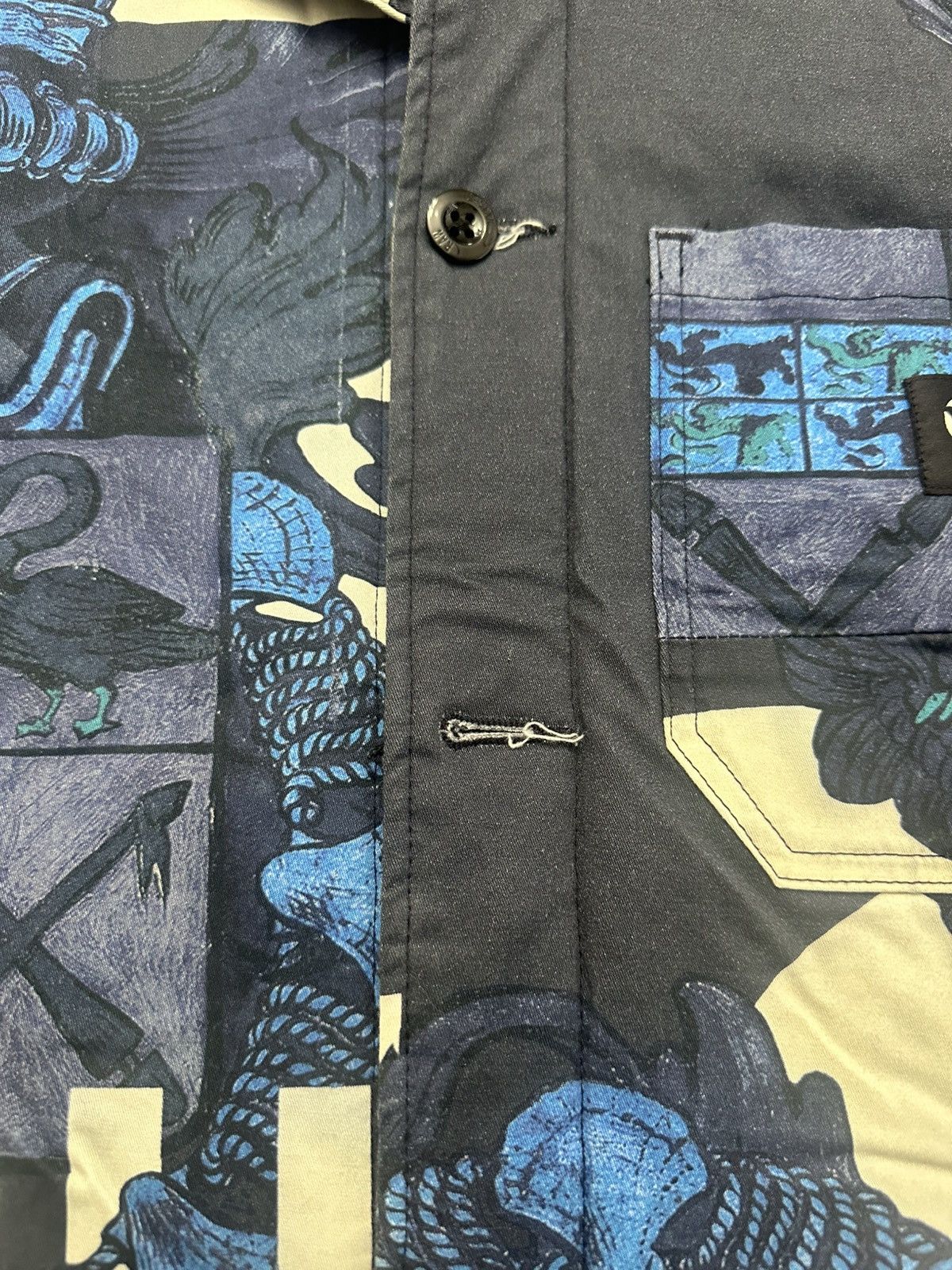 G-Star G-Star Raw Blake Padded Jacket Mens Size L Blue Button Up Size US L / EU 52-54 / 3 - 7 Thumbnail