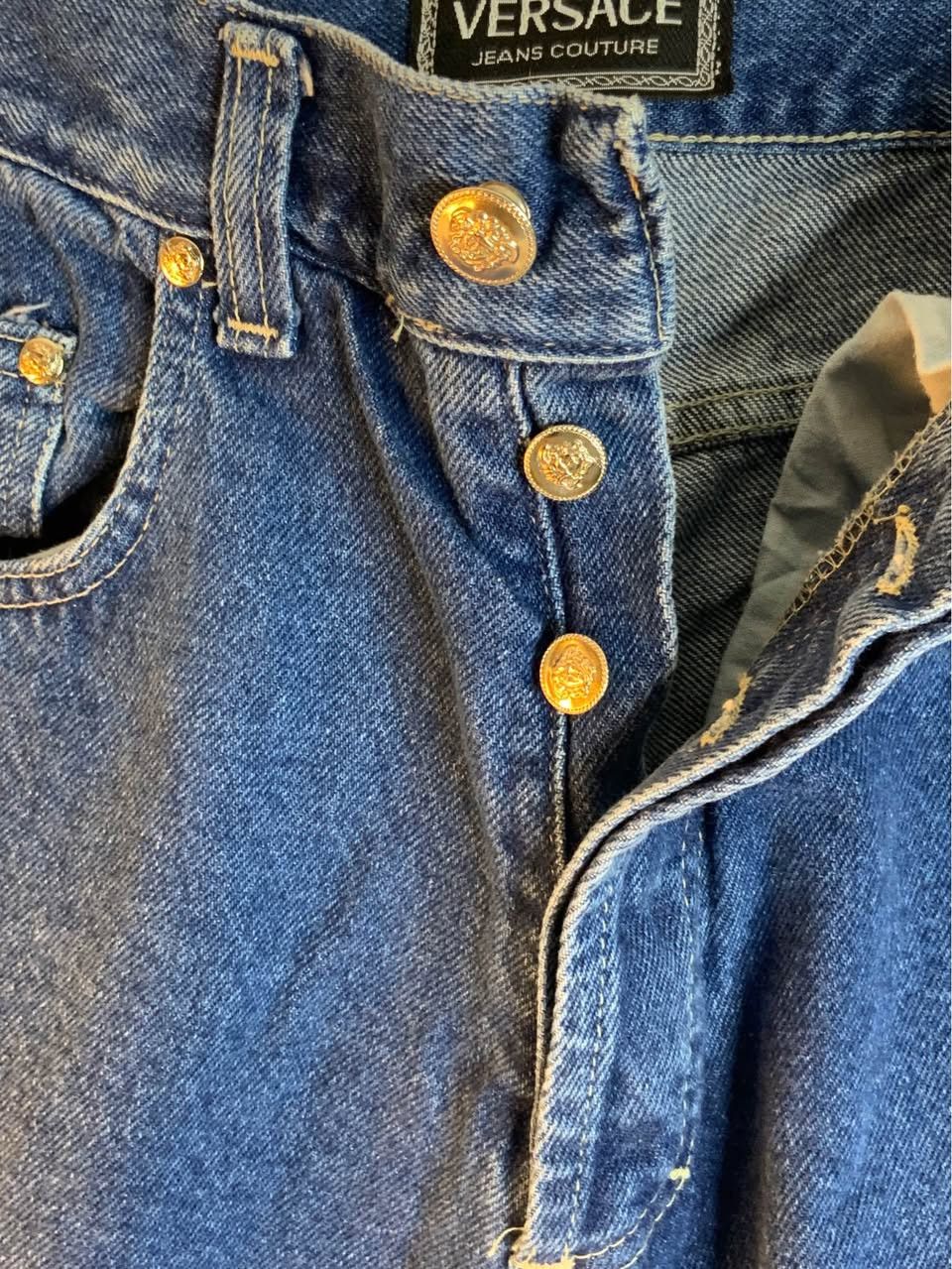 Versace Vintage Versace Jeans Regular Fit Button fly Made in Italy Size US 34 / EU 50 - 5 Thumbnail
