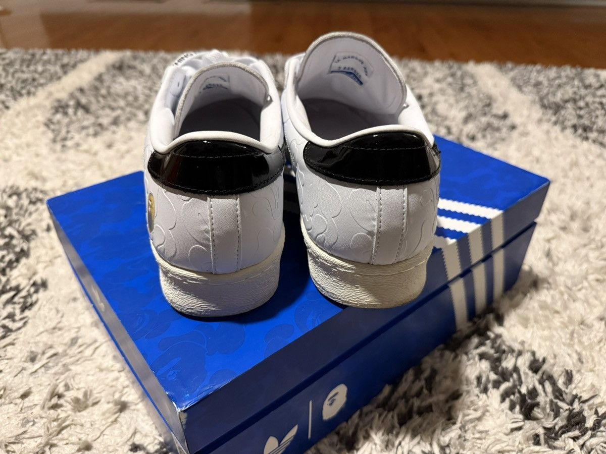 Adidas adidas Superstar White Size 12 SSTR v Bape Low Size US 12 / EU 45 - 5 Thumbnail