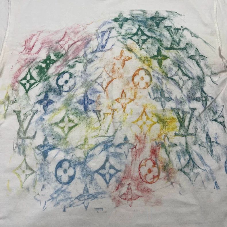 Louis Vuitton Louis Vuitton Short Sleeve Graffiti Logo Tee -2505 Size XS / US 0-2 / IT 36-38 - 4 Thumbnail