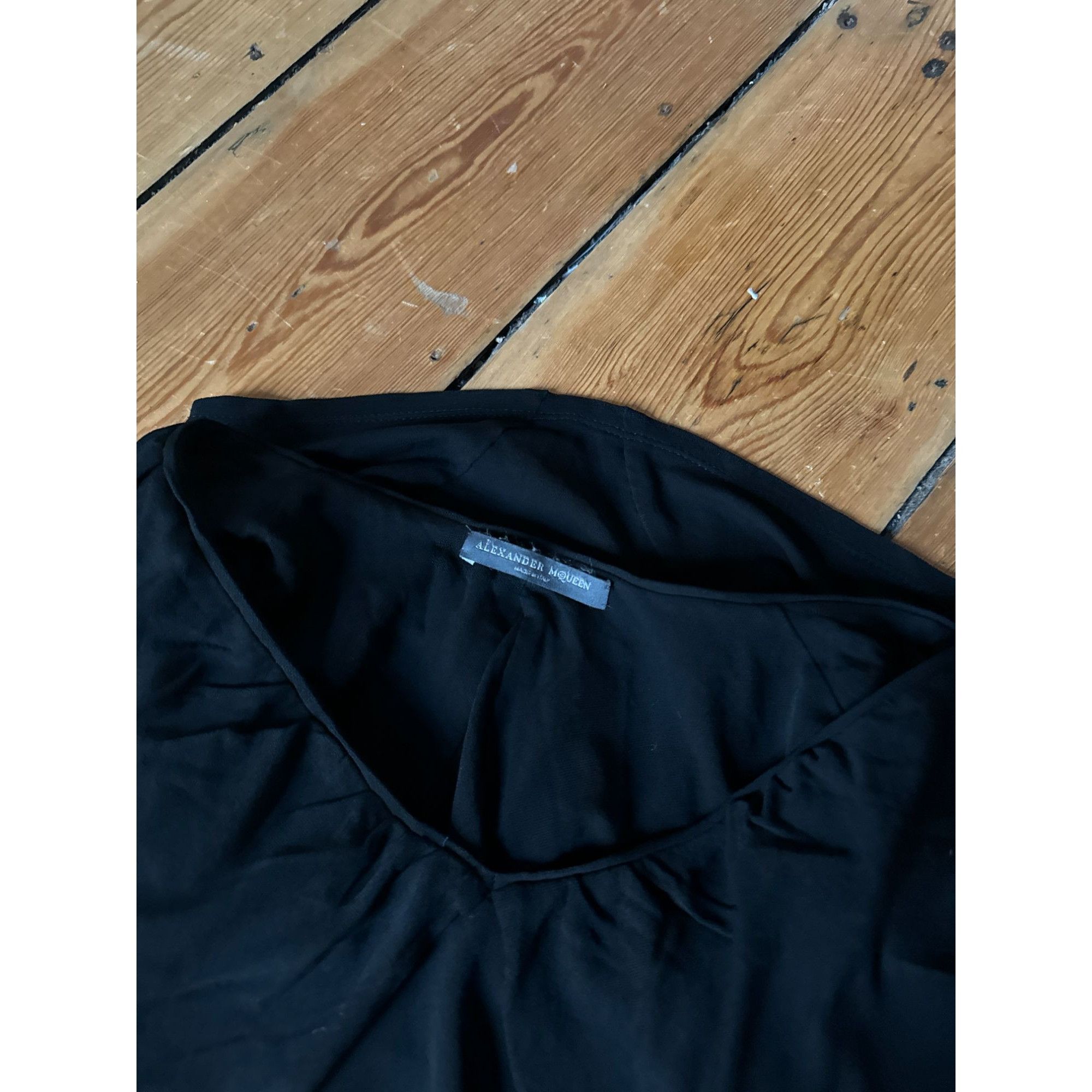 Alexander McQueen Black Viscose Top Size S / US 4 / IT 40 - 5 Thumbnail