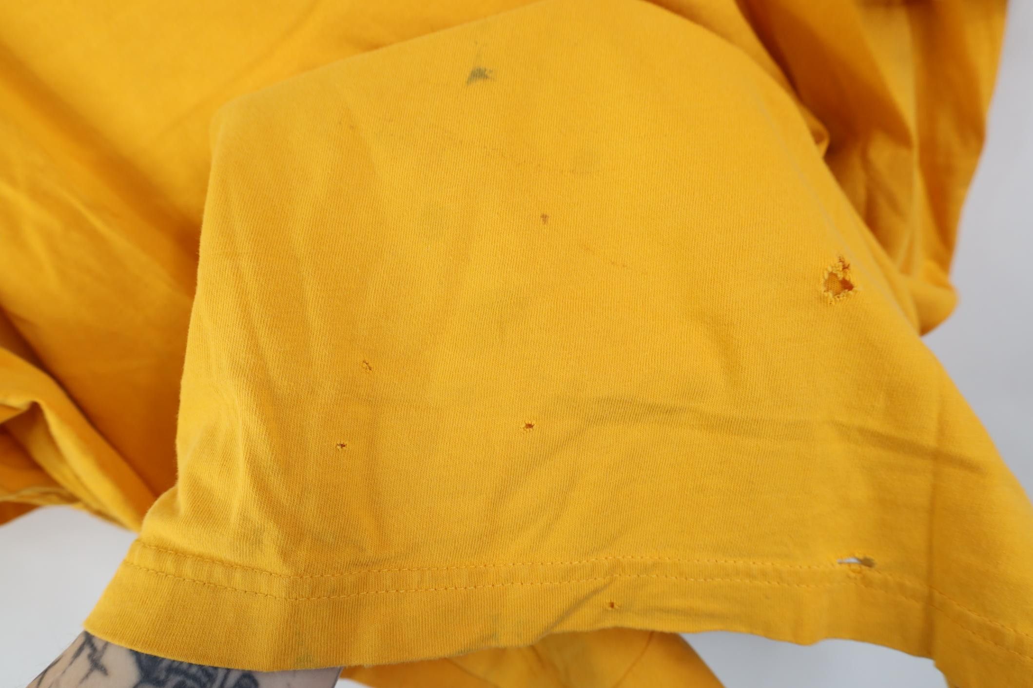 Lands' End Vintage Y2K Lands End Short Sleeve T-Shirt Yellow Cotton Size US L / EU 52-54 / 3 - 8 Thumbnail