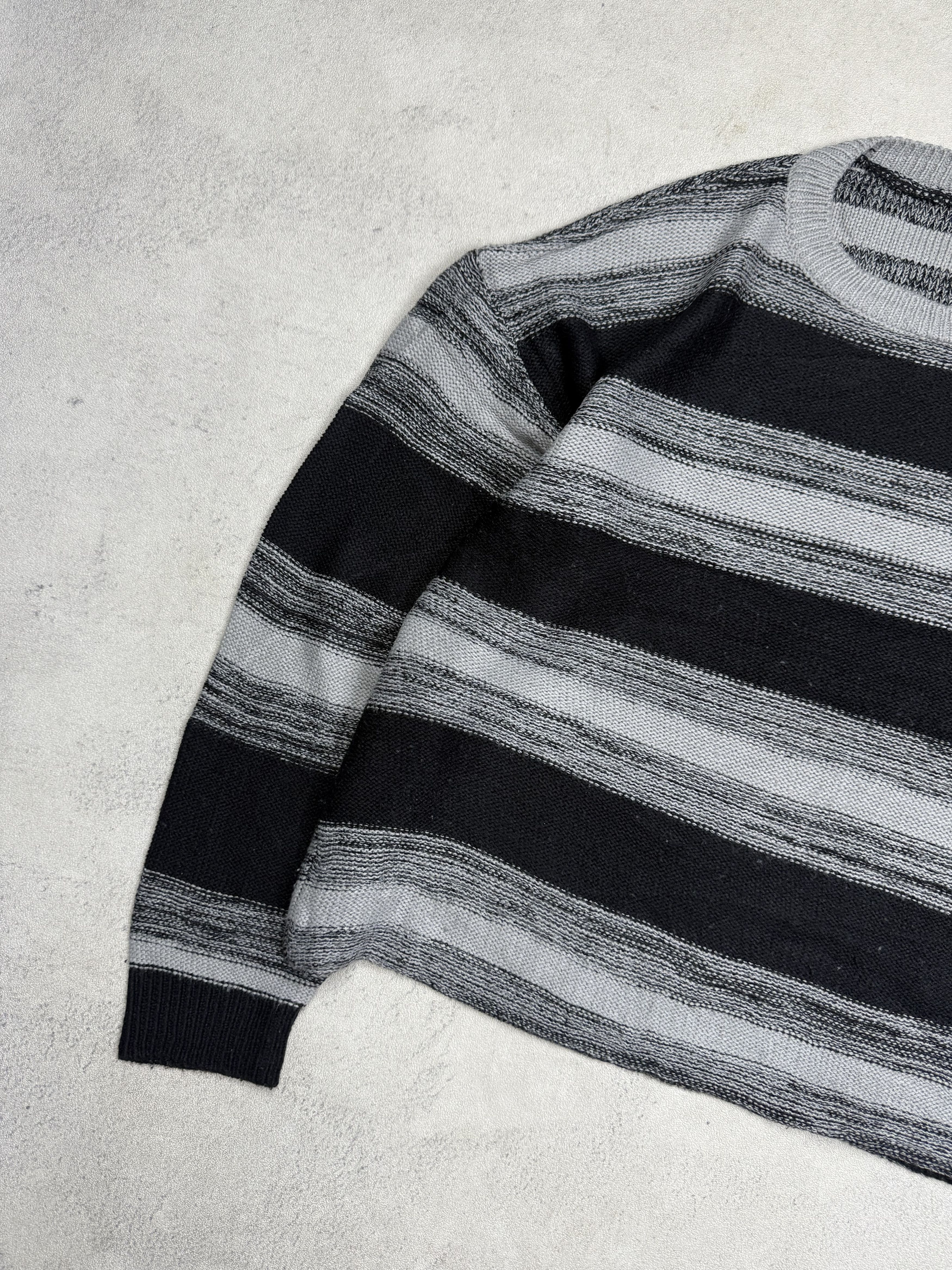 Japanese Brand Striped Boxy Knit Sweater Japanese Brand Size US M / EU 48-50 / 2 - 3 Thumbnail