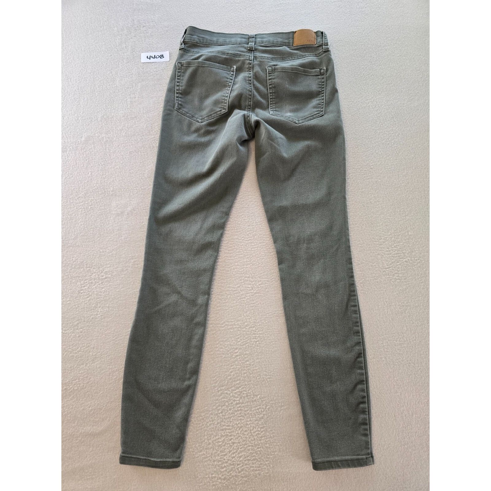 Aeropostale Aeropostale Jeans Womens Sz 0 Gray High Rise Stretch Skinny Size 25" / US 0 / IT 36 - 11 Thumbnail