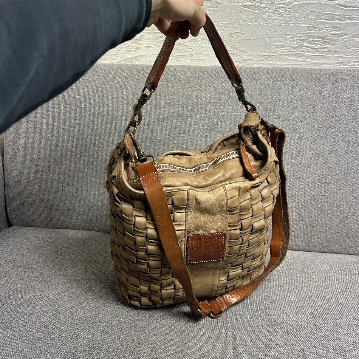 Campomaggi Campomaggi “Edera” Garment Dyed Cowhide Shoulder Bag Size ONE SIZE - 12 Thumbnail