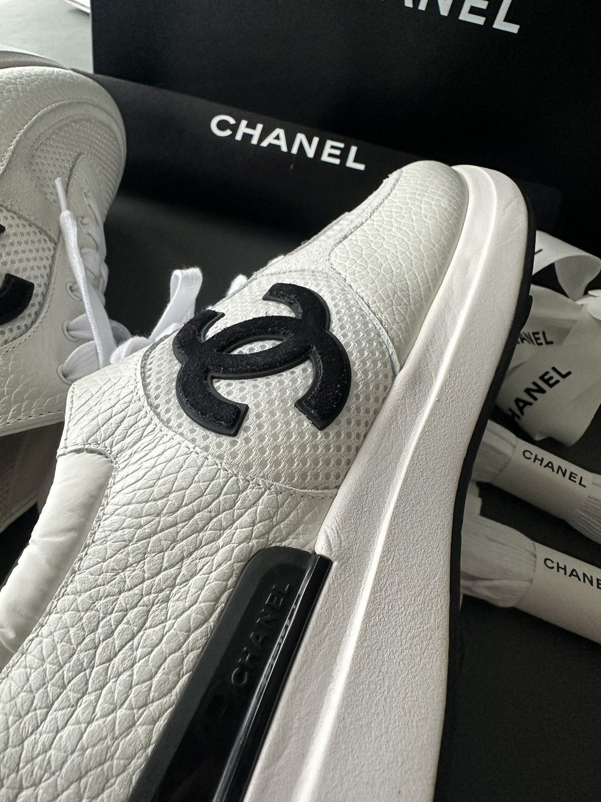 Chanel Super Rare Limited Edition Chanel Logo Men’s Sneaker Size US 11 / EU 44 - 25 Thumbnail