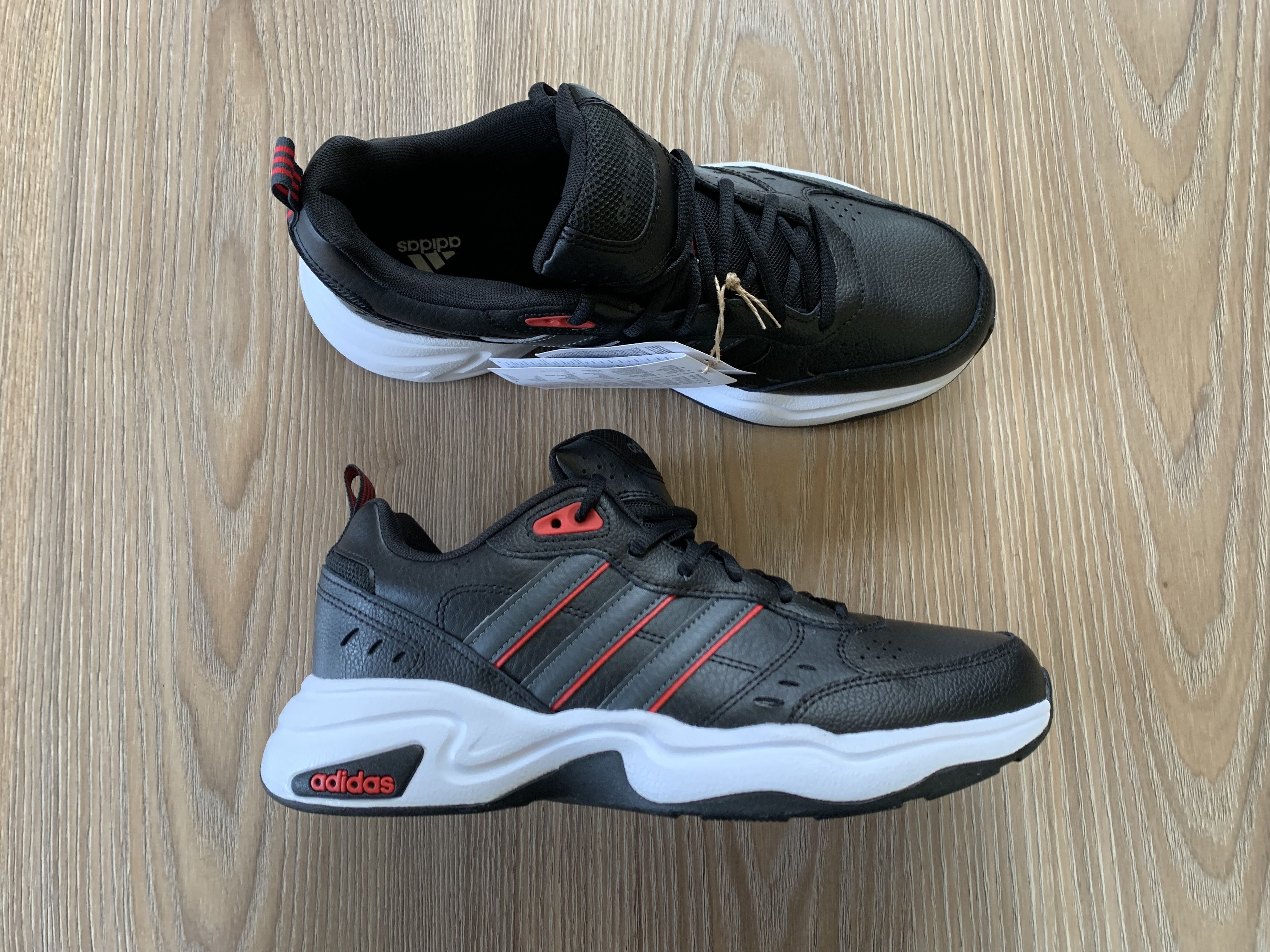 Mens Adidas Strutter Black Sneakers