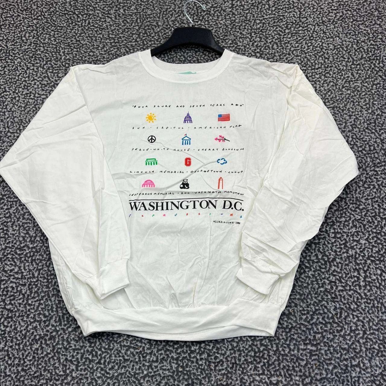 Other Vintage Washington DC Shirt Men L/XL Cotton Republic Size US XL / EU 56 / 4 - 1 Thumbnail