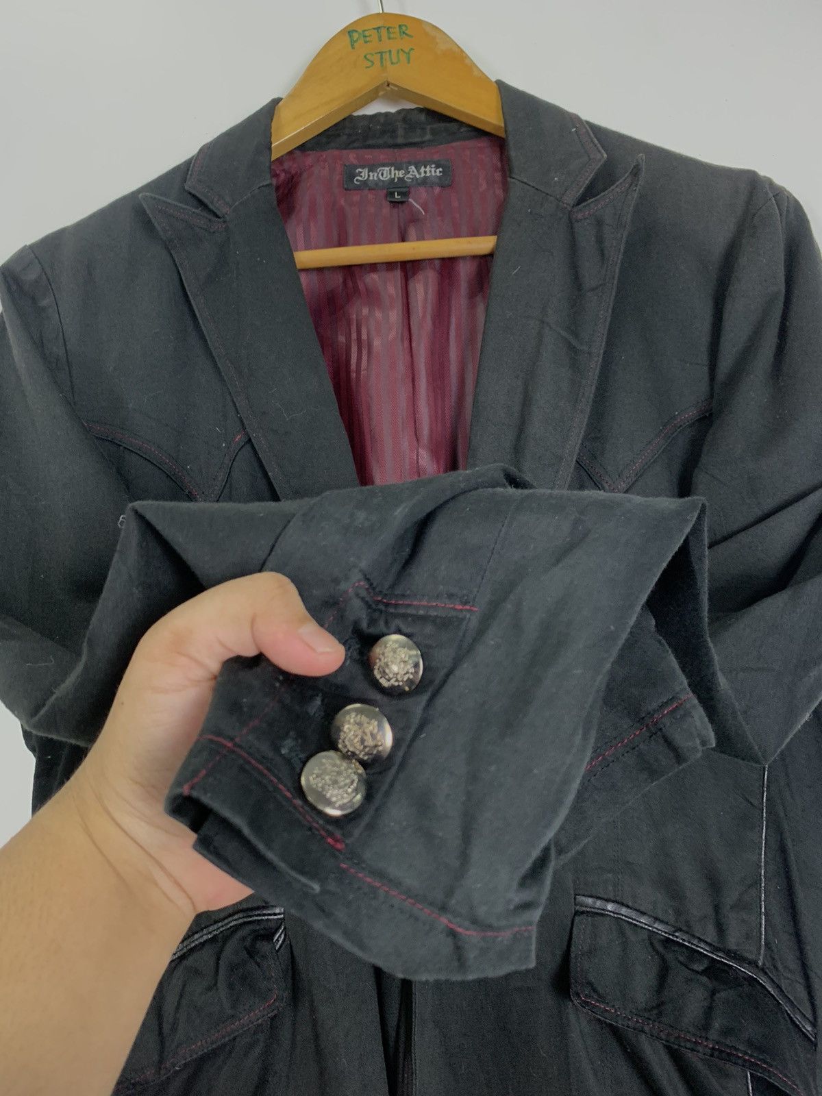 In The Attic × Japanese Brand × Vintage Vintage In The Attic Jacket Size US L / EU 52-54 / 3 - 8 Thumbnail