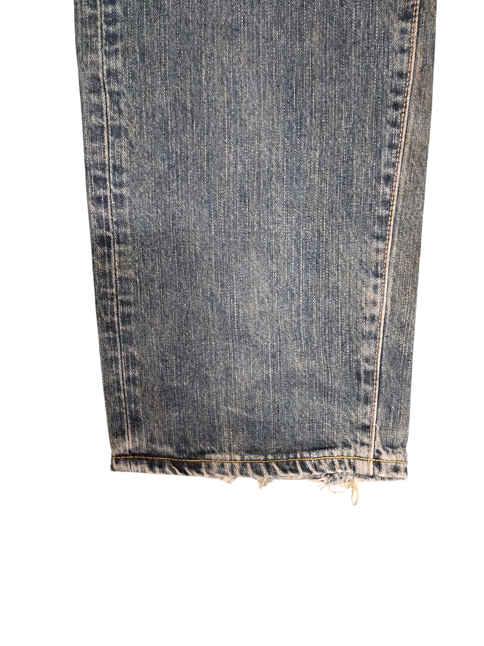 Comme des Garcons × Undercover Loose Jeans Edwin Xv 445 Clawmark Distress Denim Wide Leg Size US 32 / EU 48 - 6 Thumbnail