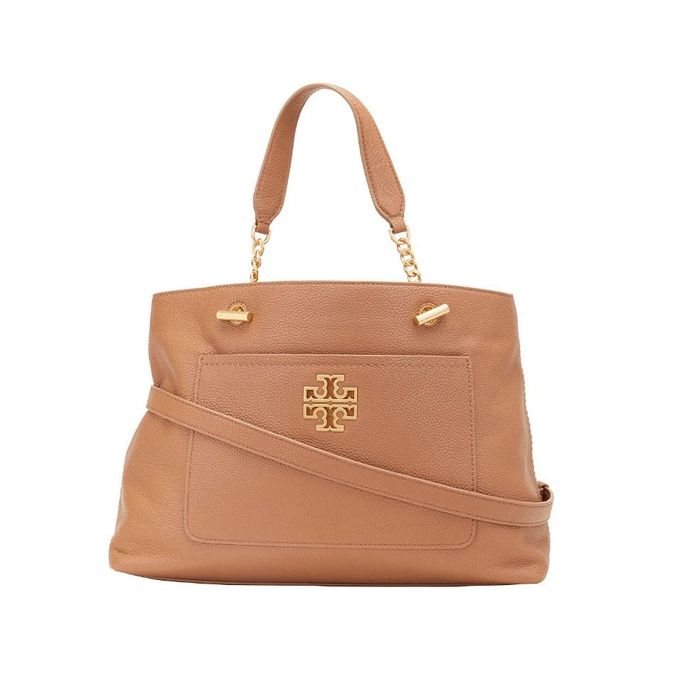 Tory Burch Tory Burch Britten Leather Satchel Tote Shoulder Bag