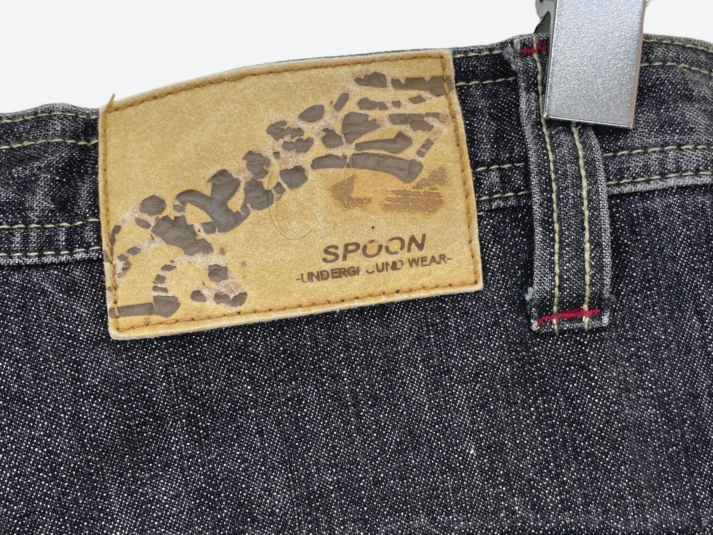 Japanese Brand Spoon Cargo Jeans Hip Hop Skateboards Jeans Size US 30 / EU 46 - 8 Thumbnail