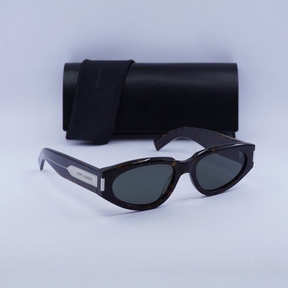 Saint Laurent Paris 🕶️ New Saint Laurent SL618 002 Sunglasses - Dark Havana Size ONE SIZE - 10 Thumbnail