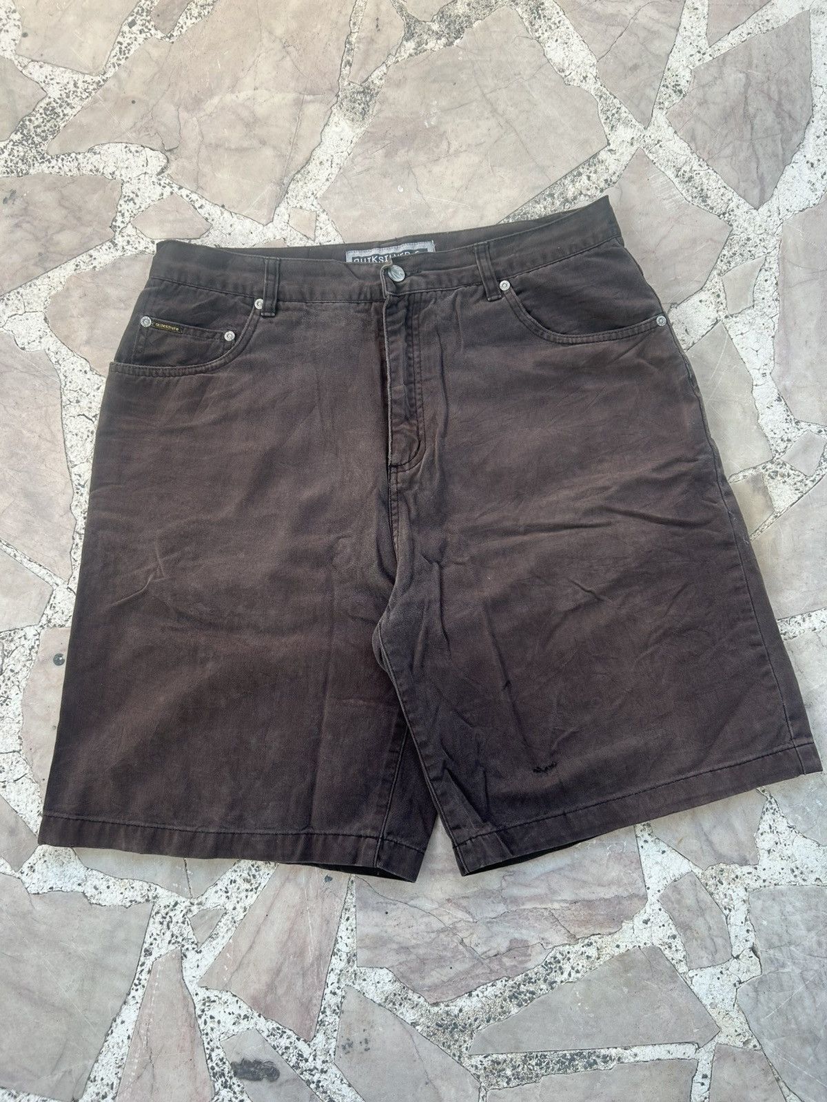 Quiksilver Quiksilver Faded Black Shorts Size US 34 / EU 50 - 1 Thumbnail
