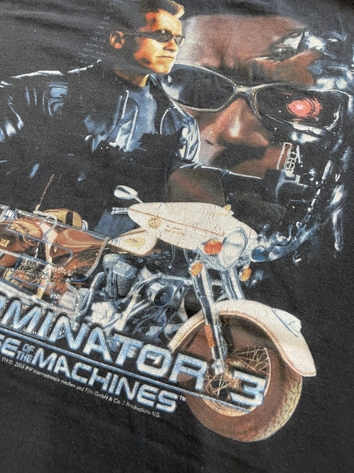 Indian Motorcycle Terminator3 Rise of the Machines Indian Motorcycle Promo Tee Size US XL / EU 56 / 4 - 3 Thumbnail