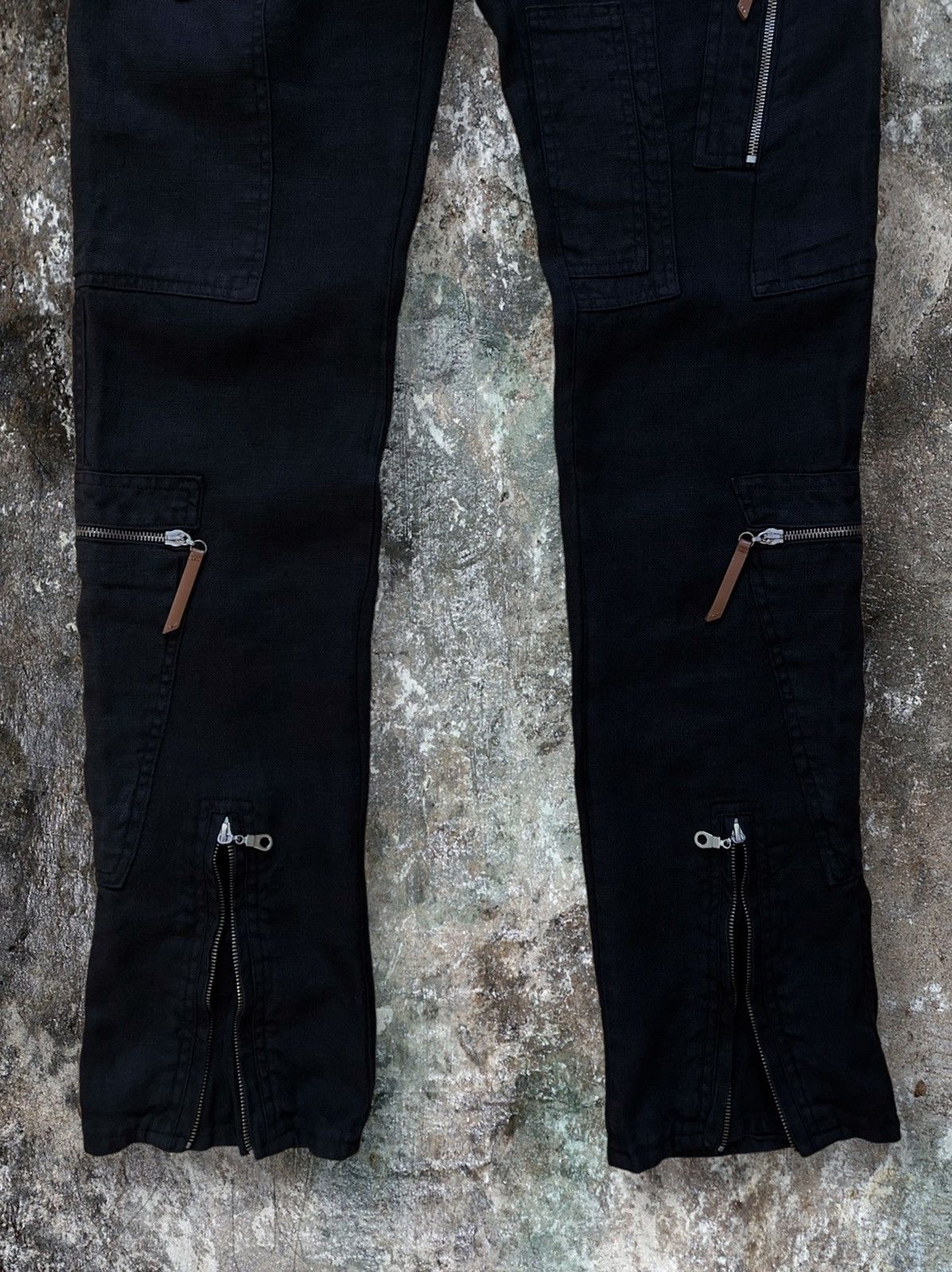 Versace Versace Multi Zip Cargo Trousers Pants Size US 33 - 4 Thumbnail