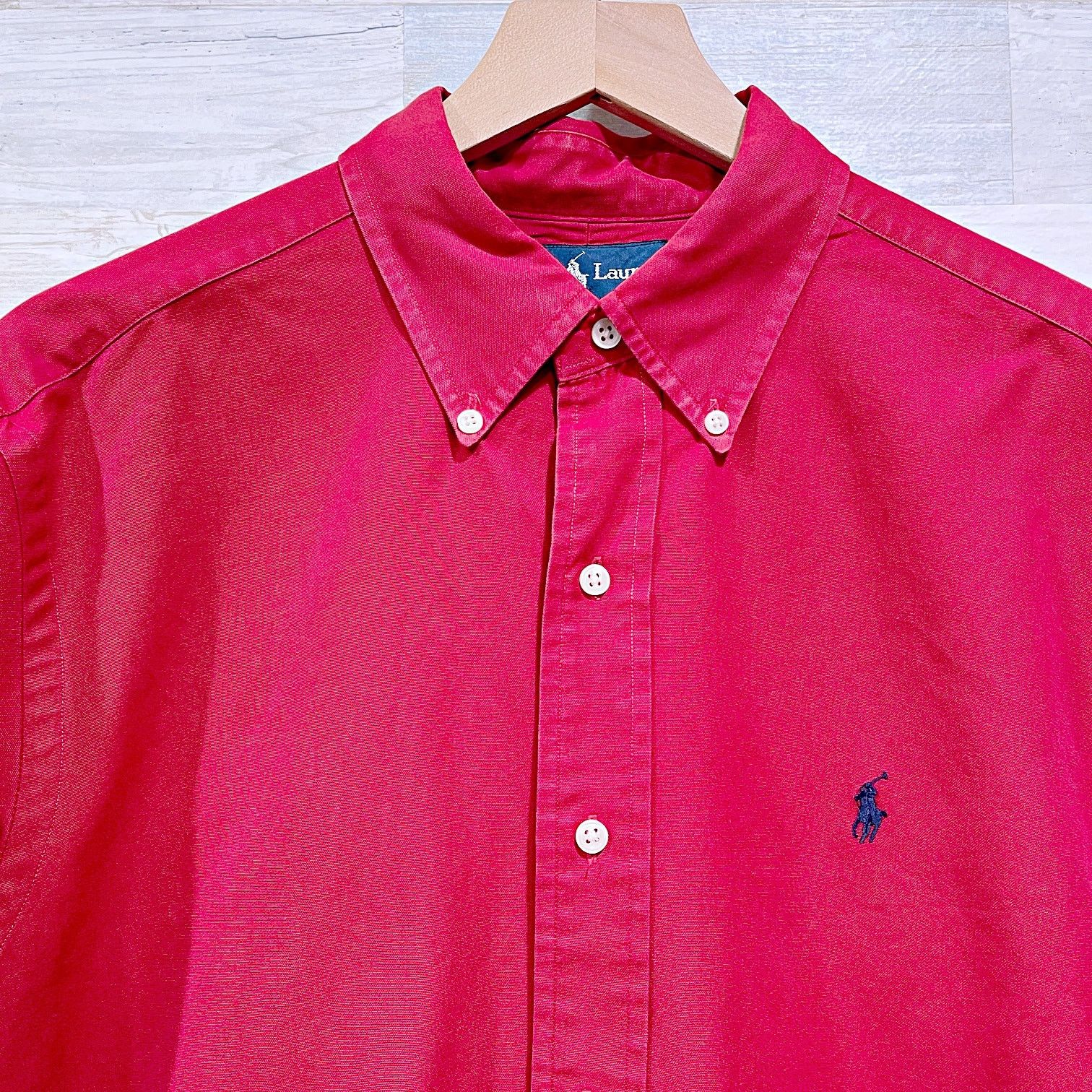 Ralph Lauren Ralph Lauren Cotton Silk Classic Fit Shirt Red Mens Large Size US L / EU 52-54 / 3 - 2 Thumbnail