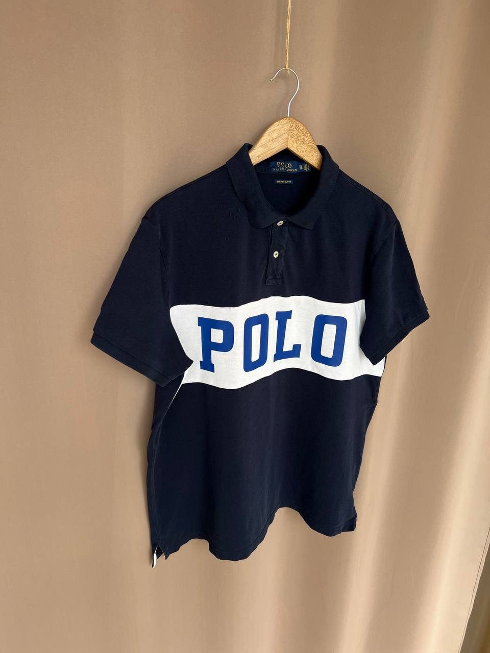 Polo Ralph Lauren Polo Ralph Lauren Spellout Big Logo Polo Shirt Mens XL Slim Size US XL / EU 56 / 4 - 5 Thumbnail
