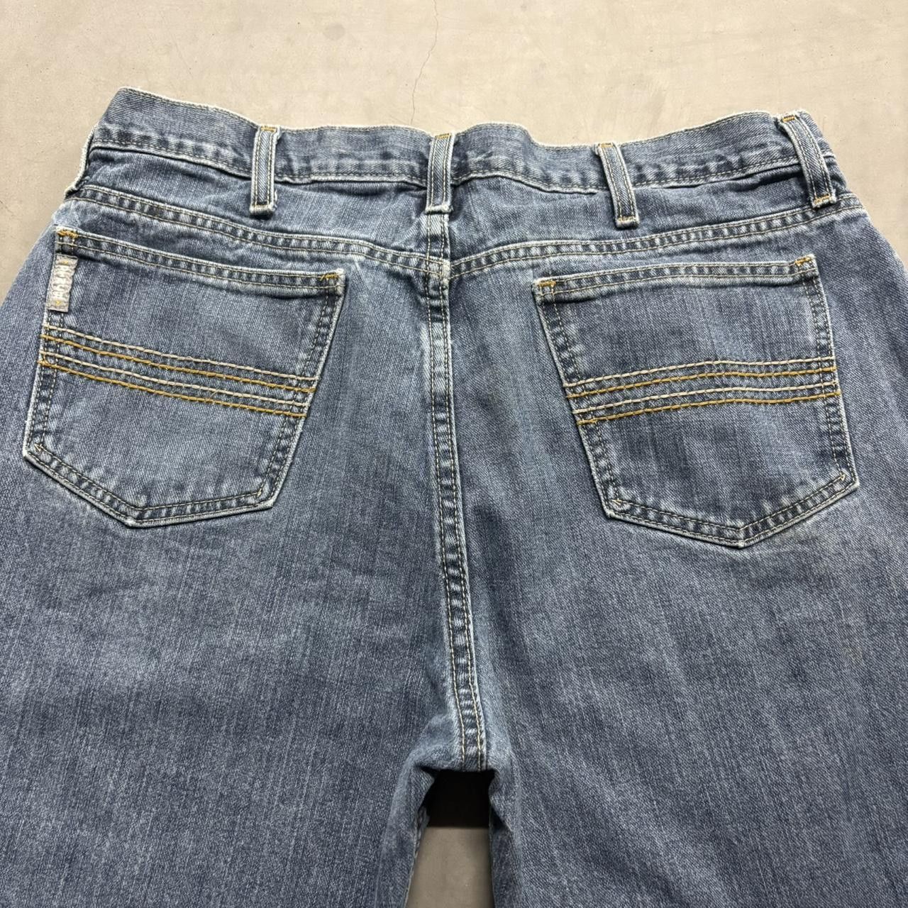 CINCH Crazy Vintage Y2K/2000s Baggy Streetwear Skater Cinch Medium Wash Denim Jeans! Size US 34 / EU 50 - 5 Thumbnail
