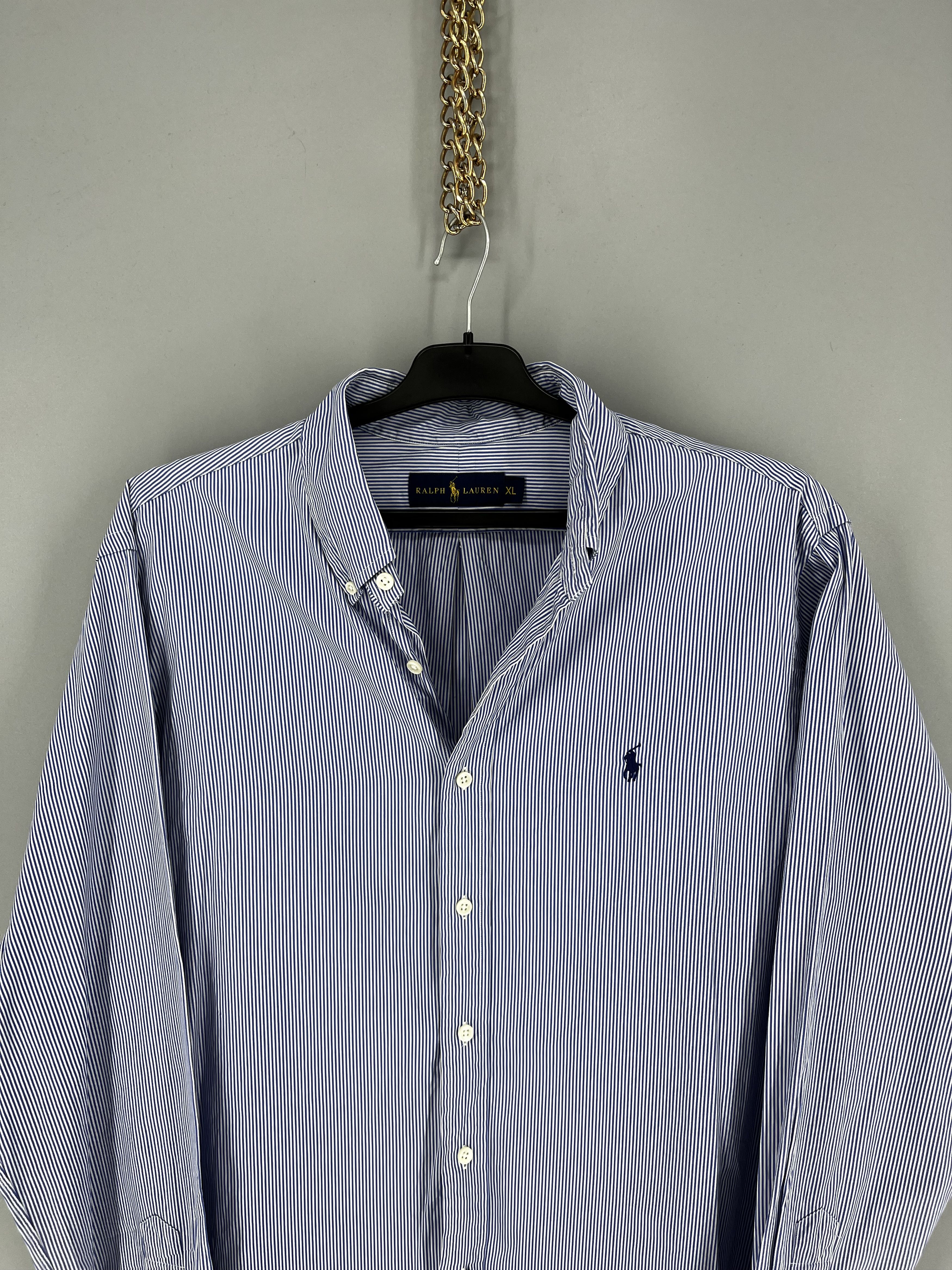Polo Ralph Lauren Vintage Striped Shirt Polo Ralph Lauren Size XL Rare Size US XL / EU 56 / 4 - 6 Thumbnail