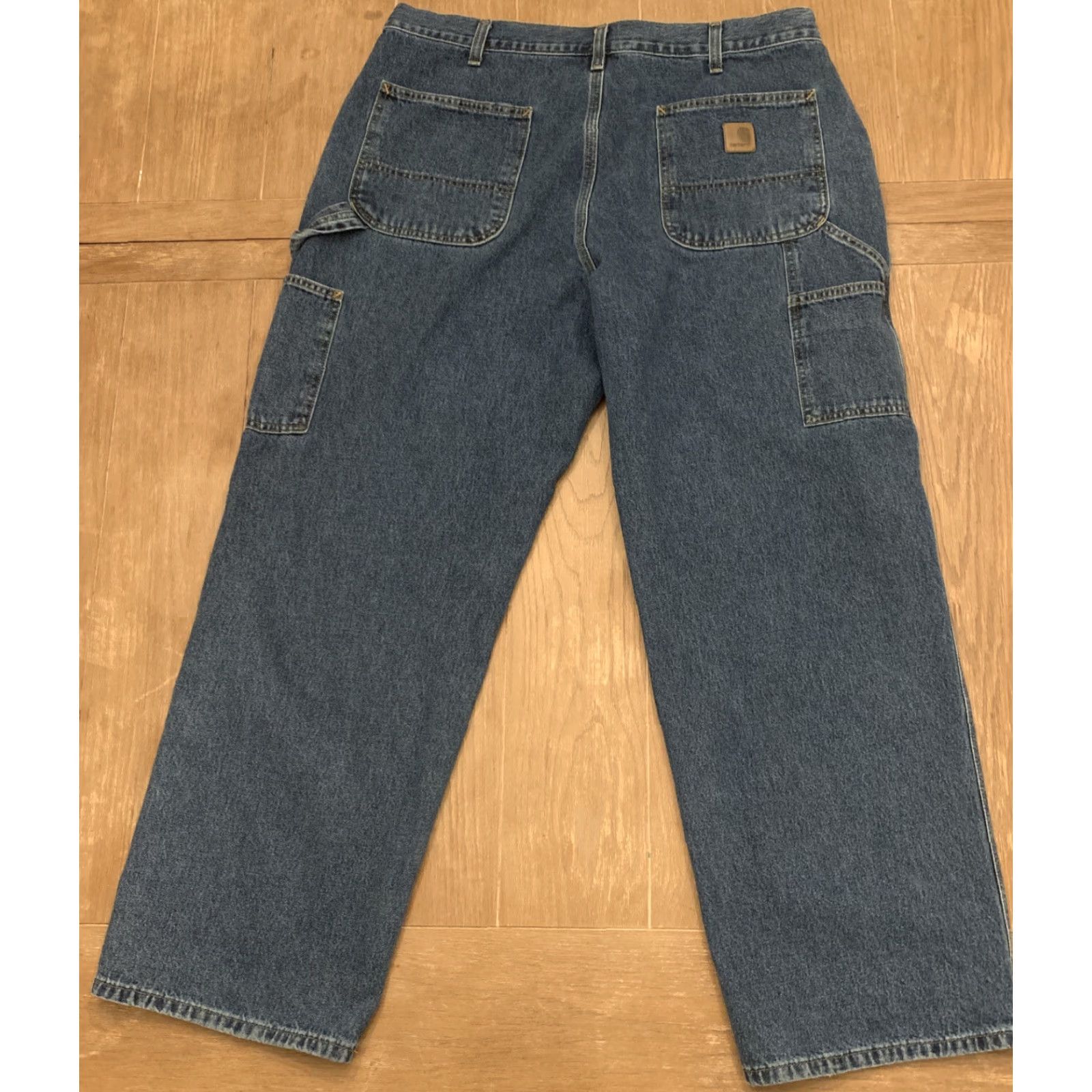 Carhartt Carhartt Jeans Men 38x30 Blue Carpenter Dungaree Loose Original Fit B13 DPS Mens Size US 38 / EU 54 - 3 Thumbnail