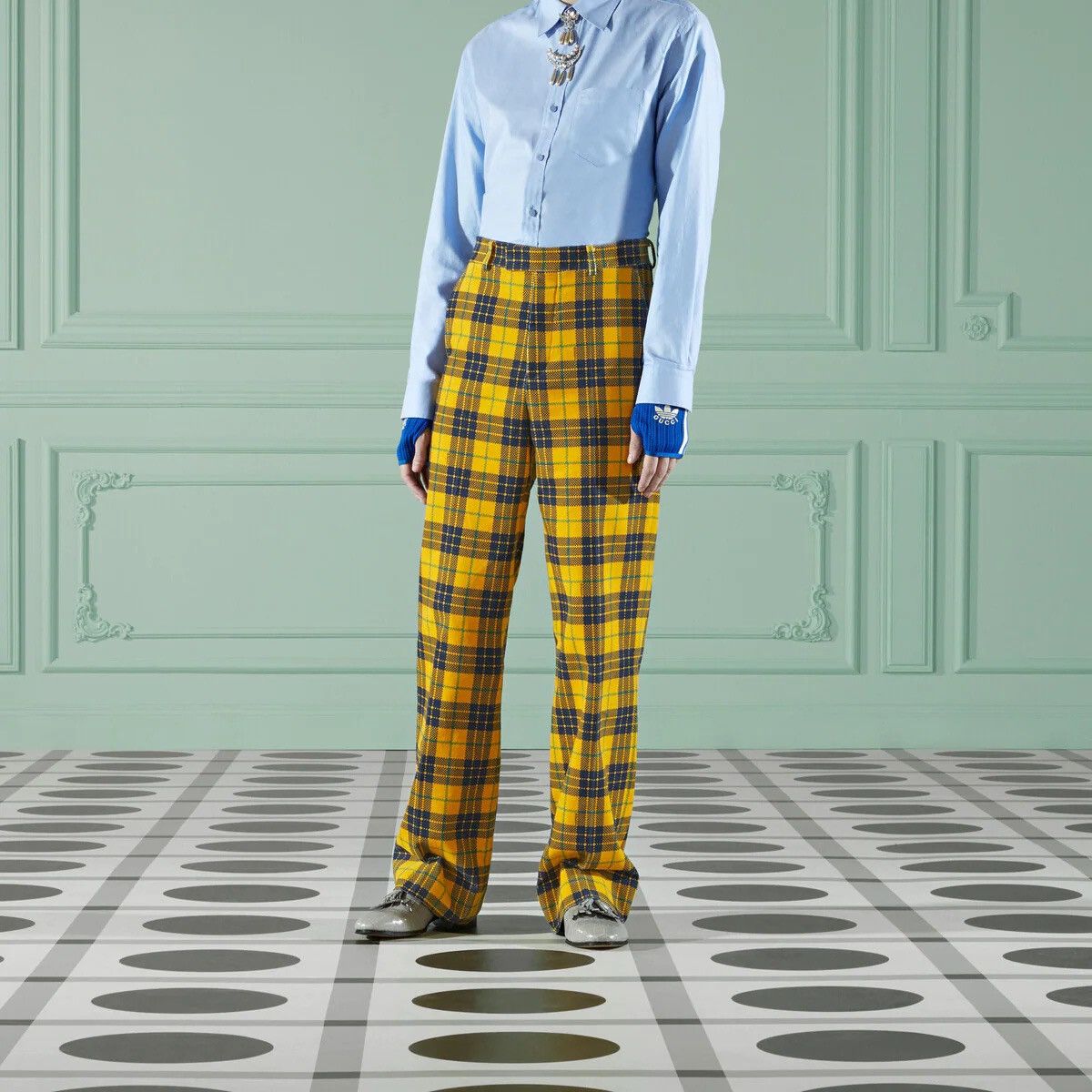 Gucci Gucci Straight-Leg Checked Tartan Cotton Trousers 44 Size US 44 / EU 60 - 11 Thumbnail