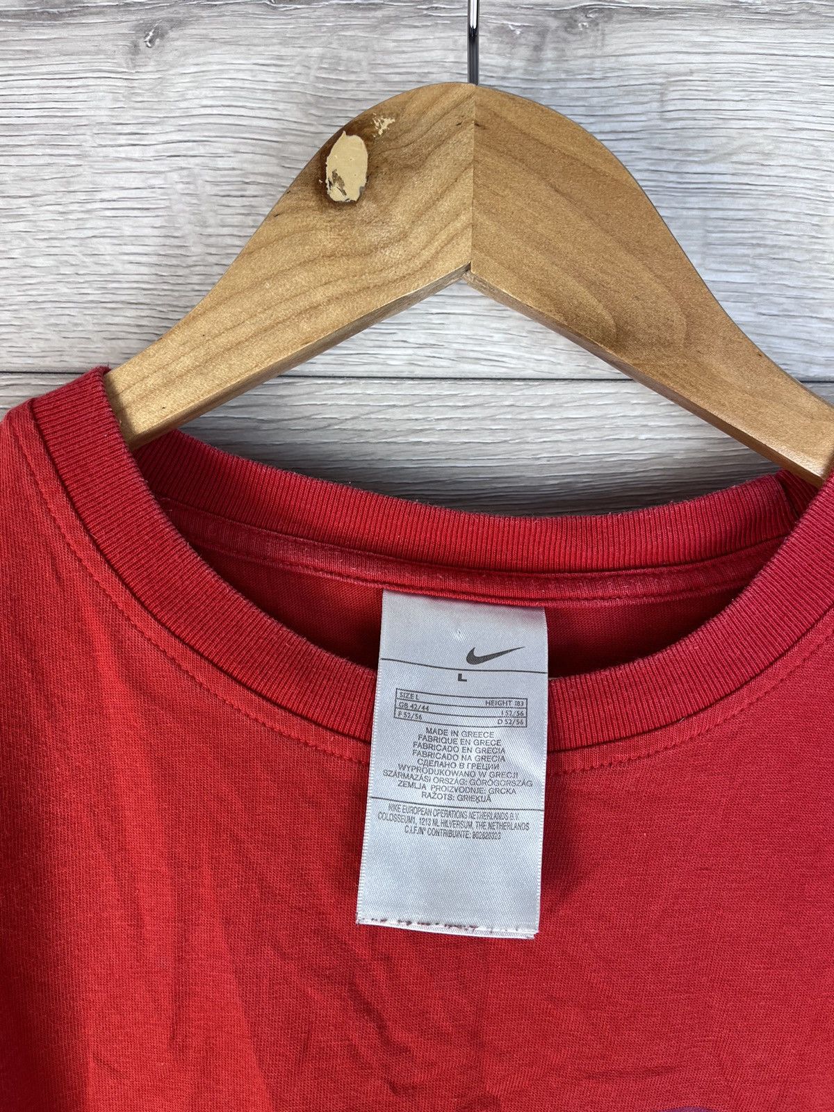 Vintage Vintage t-shirt Nike England #9 Rooney drill size L Size US L / EU 52-54 / 3 - 8 Thumbnail