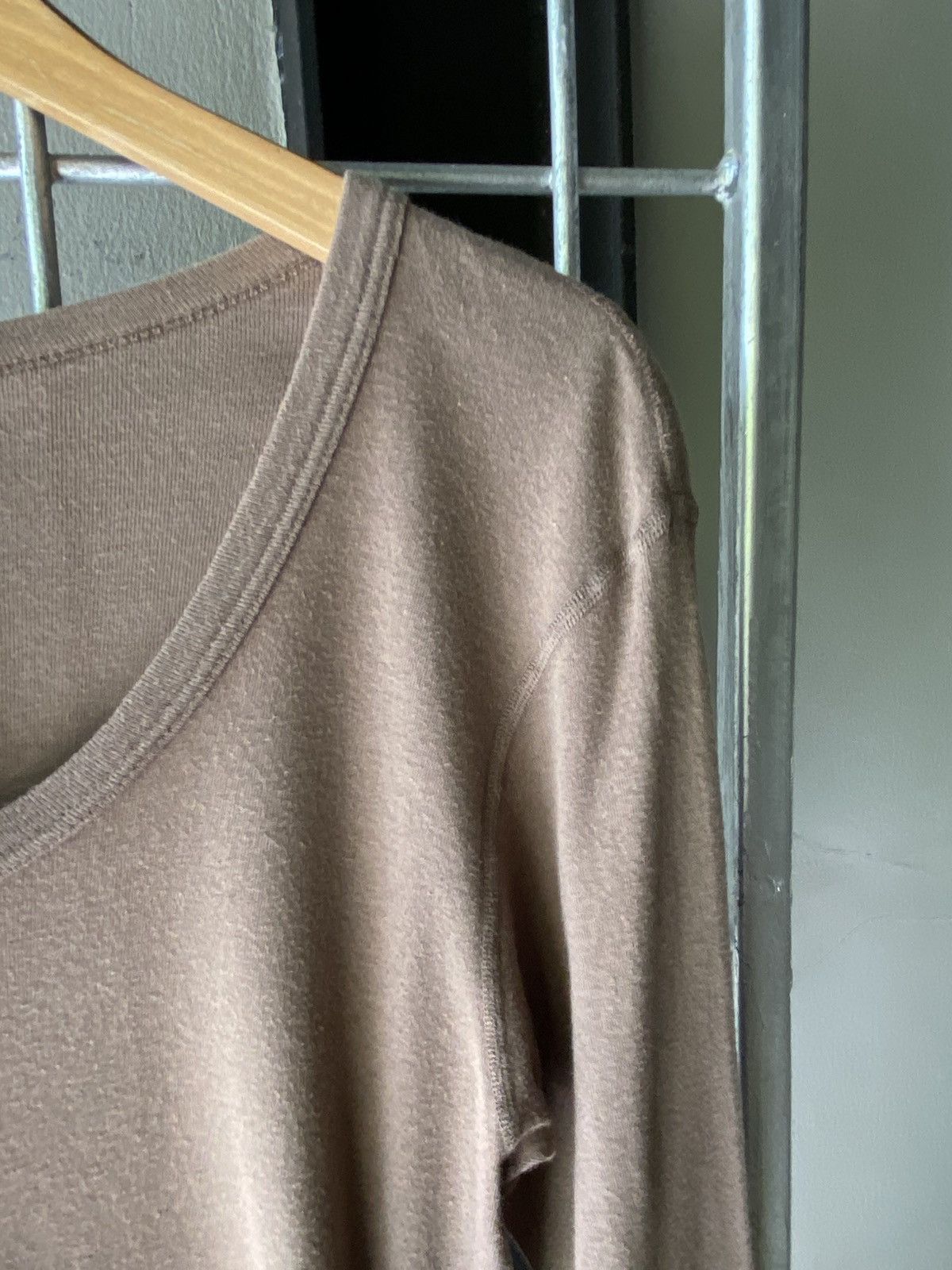 Attachment ATTACHMENT Brown three-quarter sleeve slim-fit T-shirt. Size M / US 6-8 / IT 42-44 - 10 Thumbnail