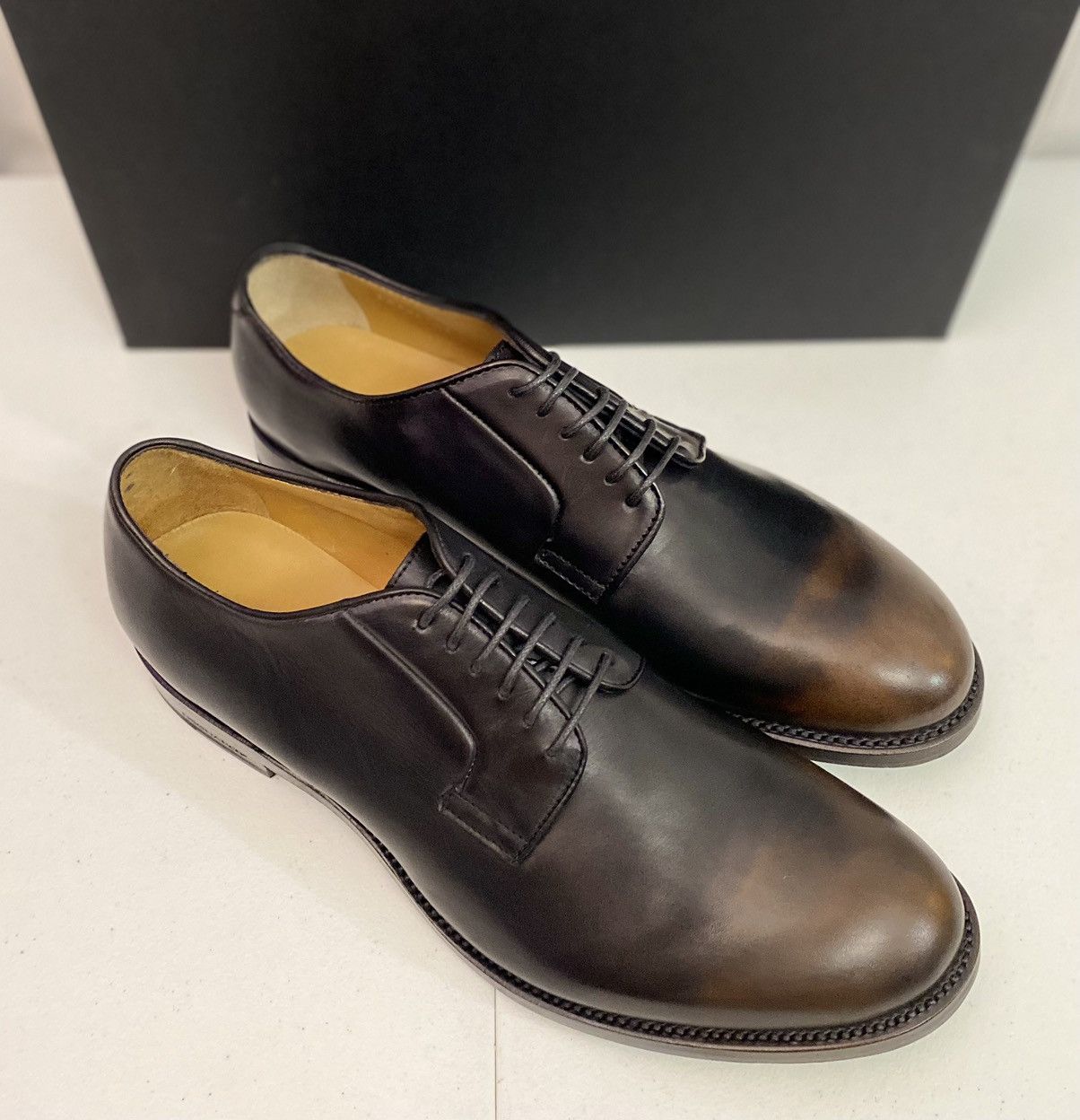 Dsquared2 Dsquared2 🇮🇹 Burnish Toe Goodyear Welt Veg Tan Derby 10 NEW Size US 10 / EU 43 - 15 Thumbnail