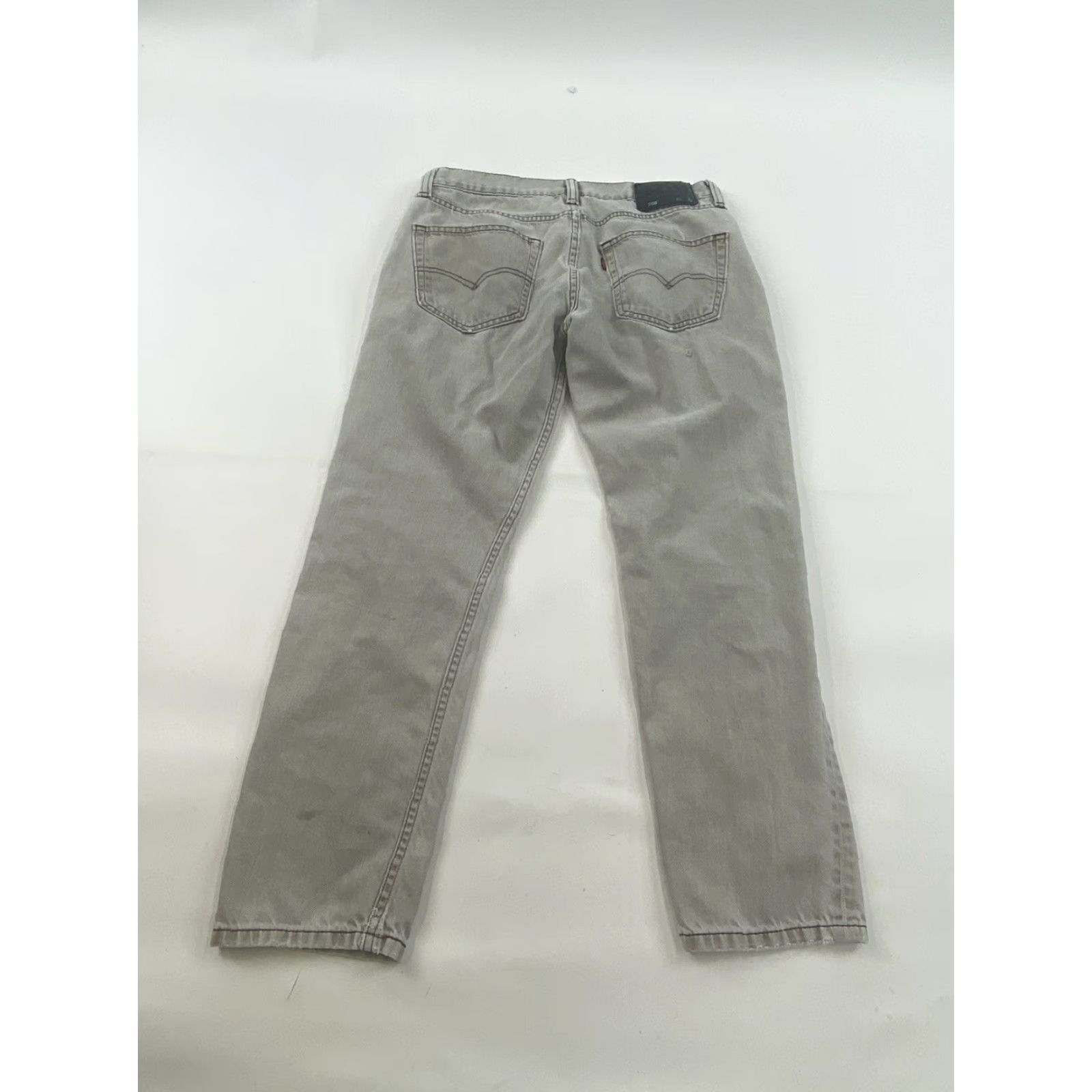 Levi's VINTAGE Levi’s 508 Jeans Men 31x30 Light Grey Distressed Jeans Distressed 508 Straight City Y2K Dad Mens Size US 31 - 2 Thumbnail