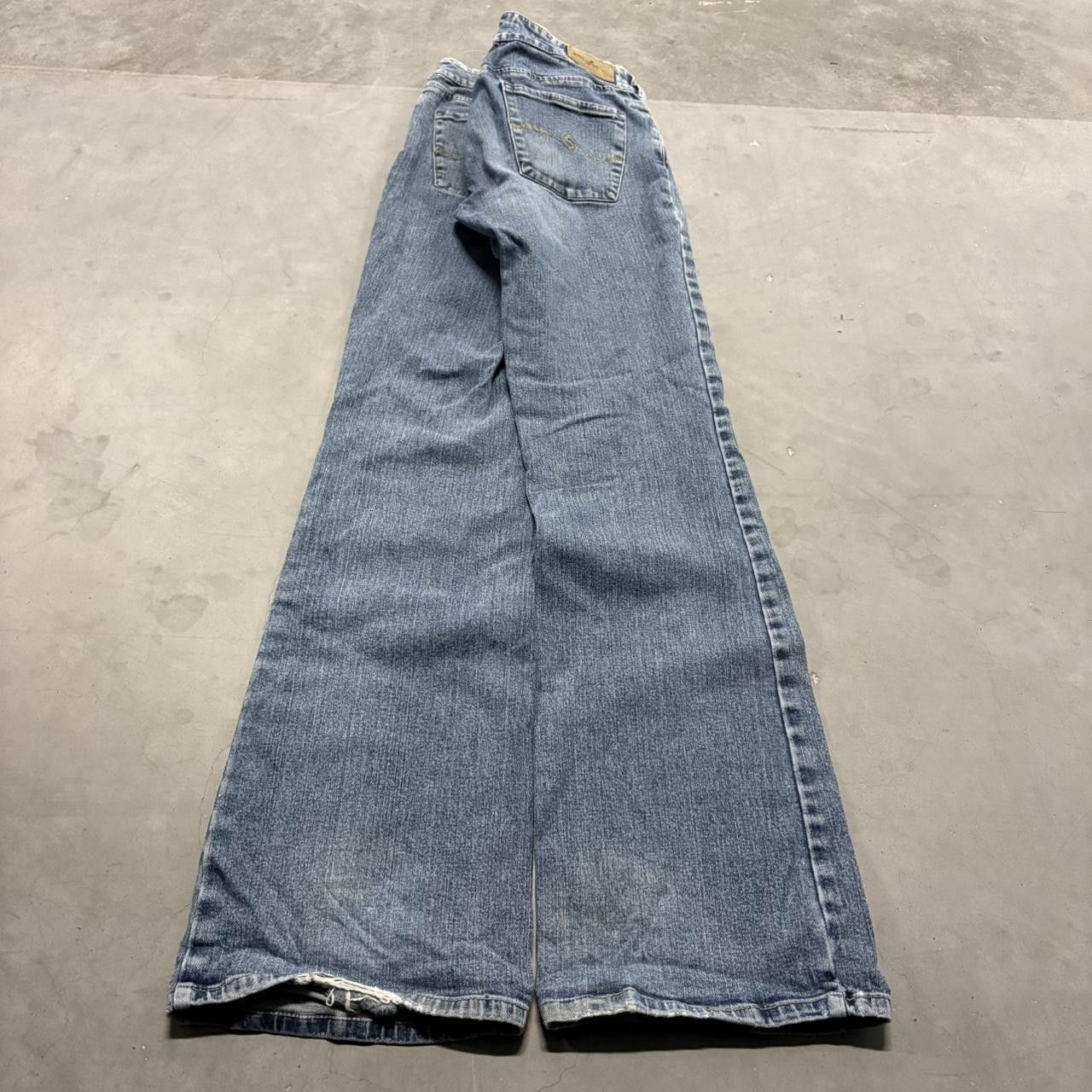 Silver Jeans Co. CRAZY Vintage Y2K/2000s Flared Medium Wash Steetwear Silver Jeans Denim Jeans! Size US 28 / EU 44 - 4 Thumbnail