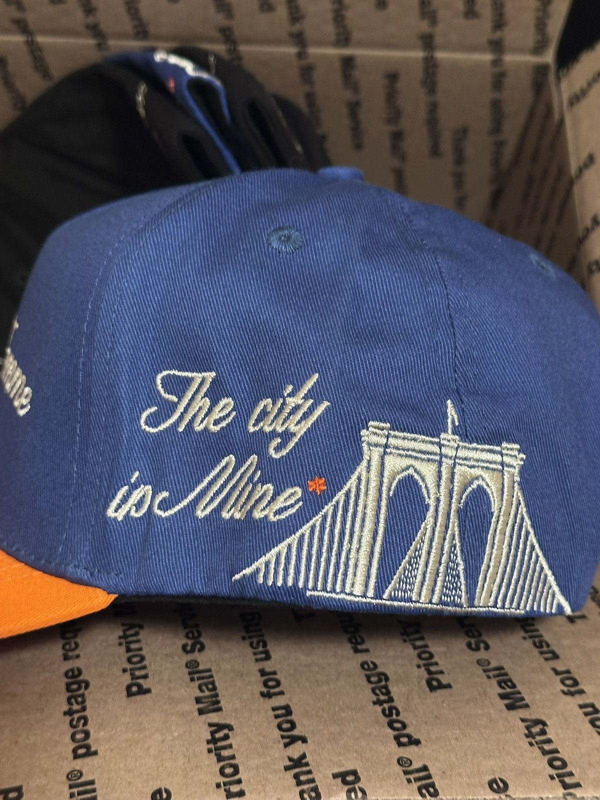 Homme + Femme La Homme Femme, NYC Royalty Snapback Blue and Orange Size ONE SIZE - 6 Thumbnail