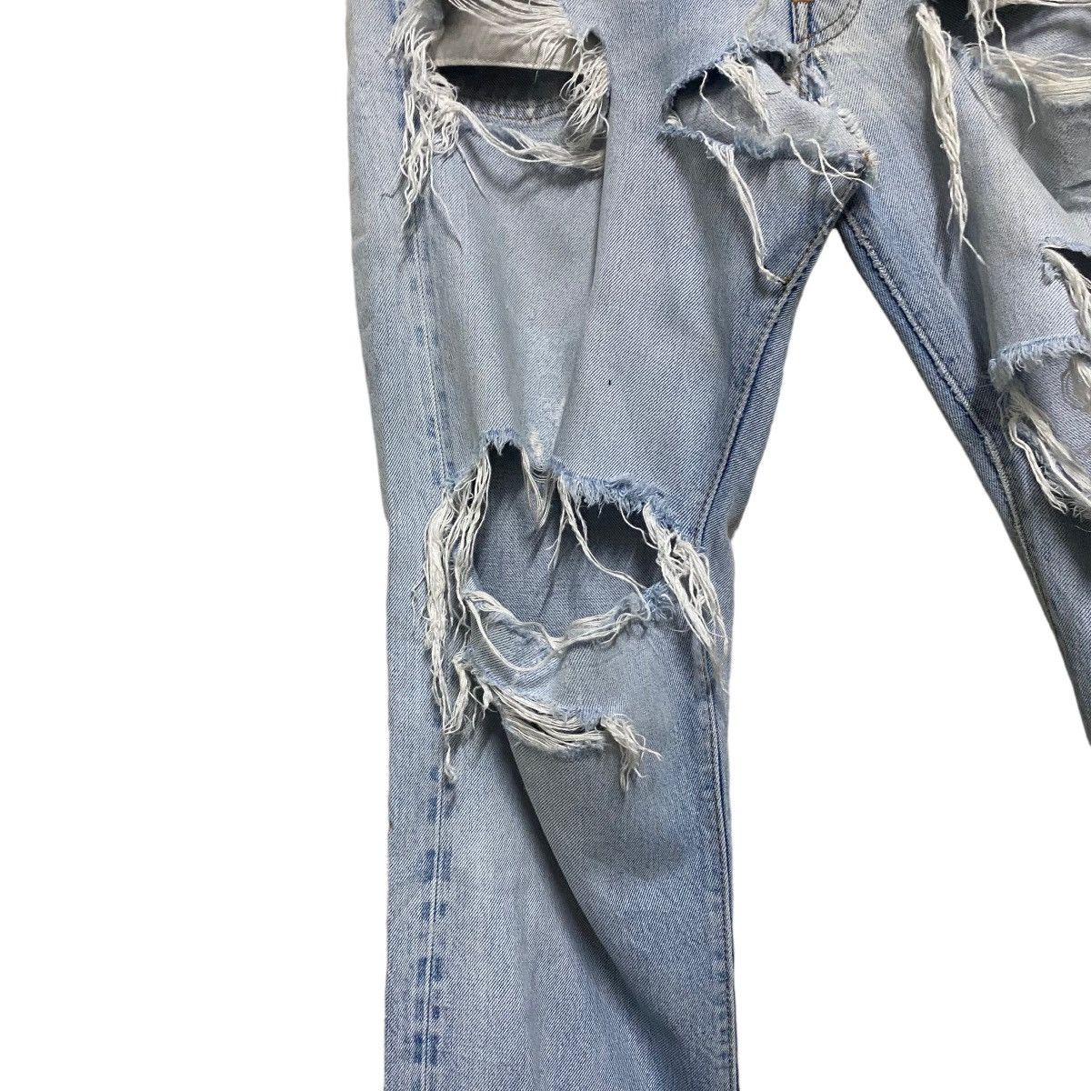 Levi's Vintage Levis 501 Redline Thrashed Jeans Button6 Size US 34 / EU 50 - 8 Thumbnail