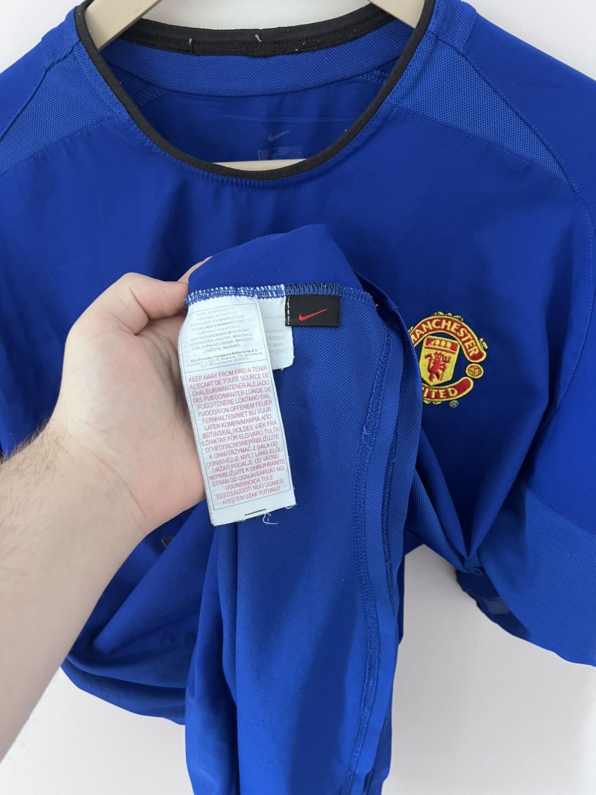 Nike Nike 2002/03 Manchester United Soccer Jersey Beckham 7 Size US L / EU 52-54 / 3 - 5 Thumbnail