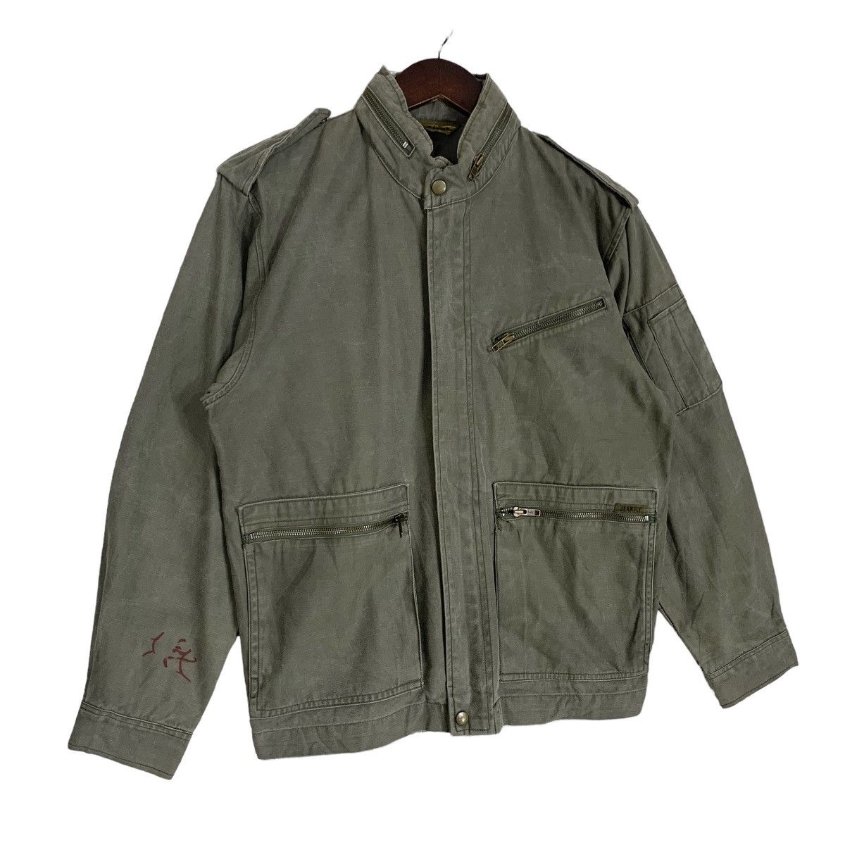 Japanese Brand Vintage Jeansly Military Style Jacket Size M Size US M / EU 48-50 / 2 - 4 Thumbnail