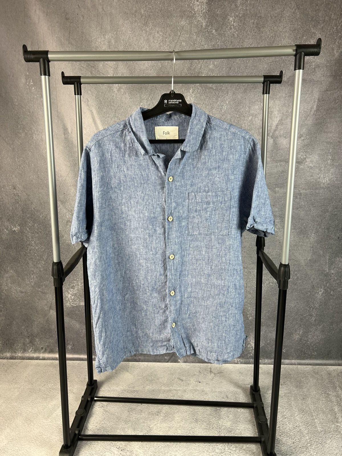 Folk Vintage Folk linen shirt Size US L / EU 52-54 / 3 - 1 Thumbnail