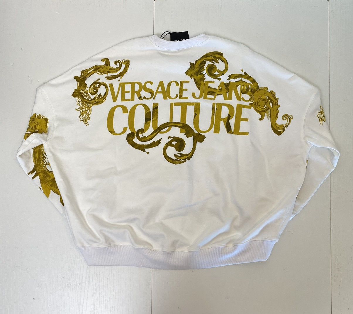 Versace Jeans Couture Watercolor Baroque Versace Jeans Culture sweatshirt, M, Size M / US 6-8 / IT 42-44 - 14 Thumbnail