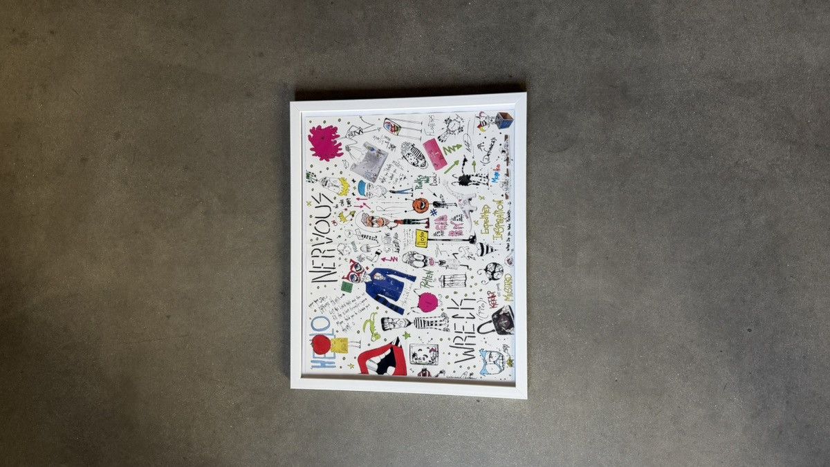 Chrome Hearts RARE! Chrome Hearts Matty Boy Doodling Poster with Frane Size ONE SIZE - 4 Thumbnail