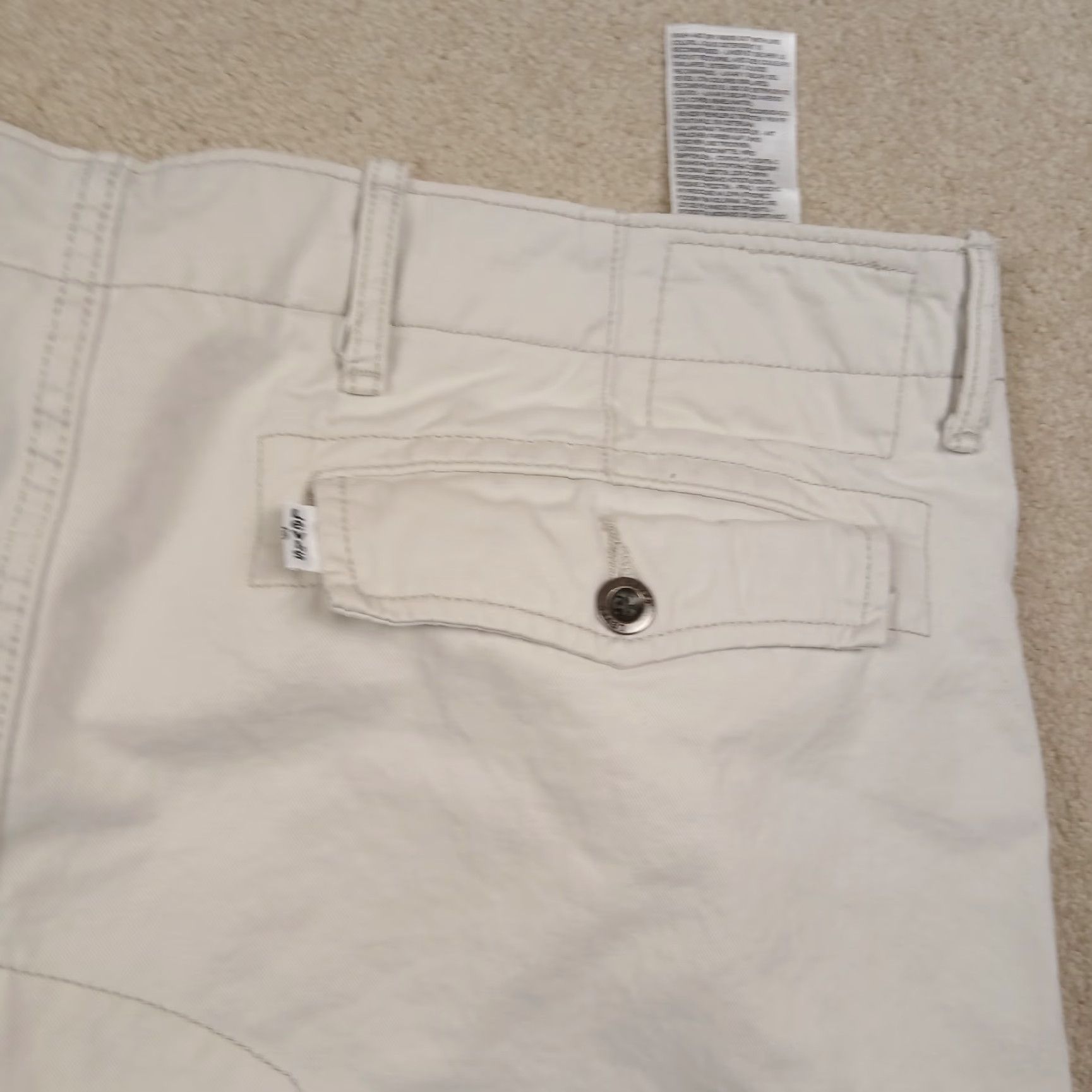 Levi's Levi's Cargo Pants Mens 38x32 Beige Regular Straight Cargo Pocket 90s Army Vintage No Size US 38 / EU 54 - 6 Thumbnail